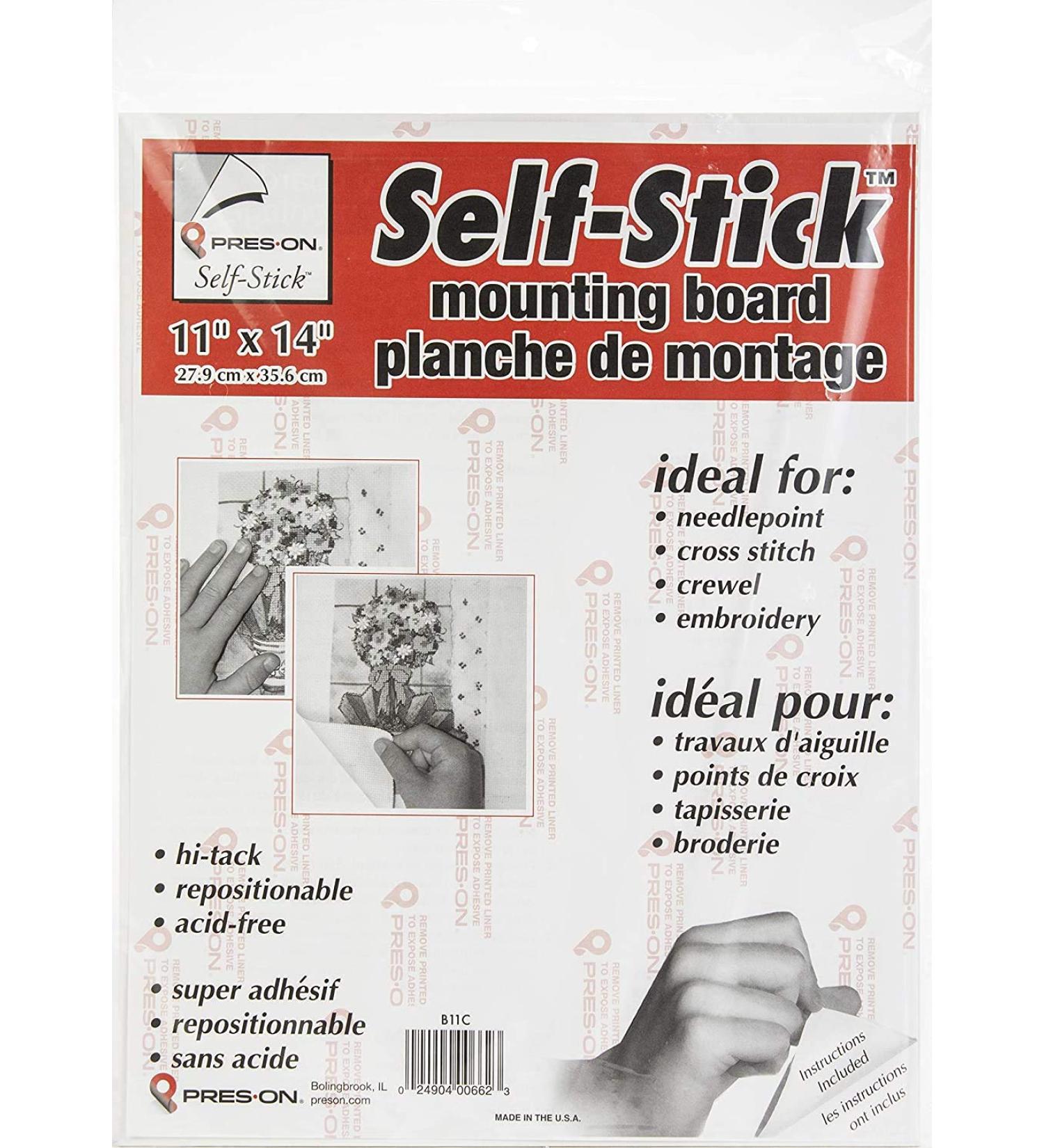Pres-On Products Press-On Mounting Board 11X14-6/Pk-11x14 6 Pack