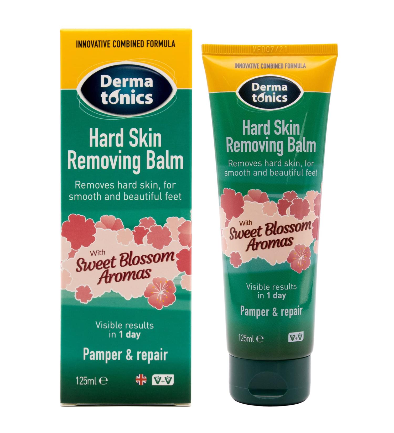 Dermatonics Hard Skin Removing Balm | Diabetic-Friendly | Sweet Floral Aroma | Moisturizing Shea Butter & Swedish Oat Lipid | 125 ml - Buy Online on SooperMarket.com