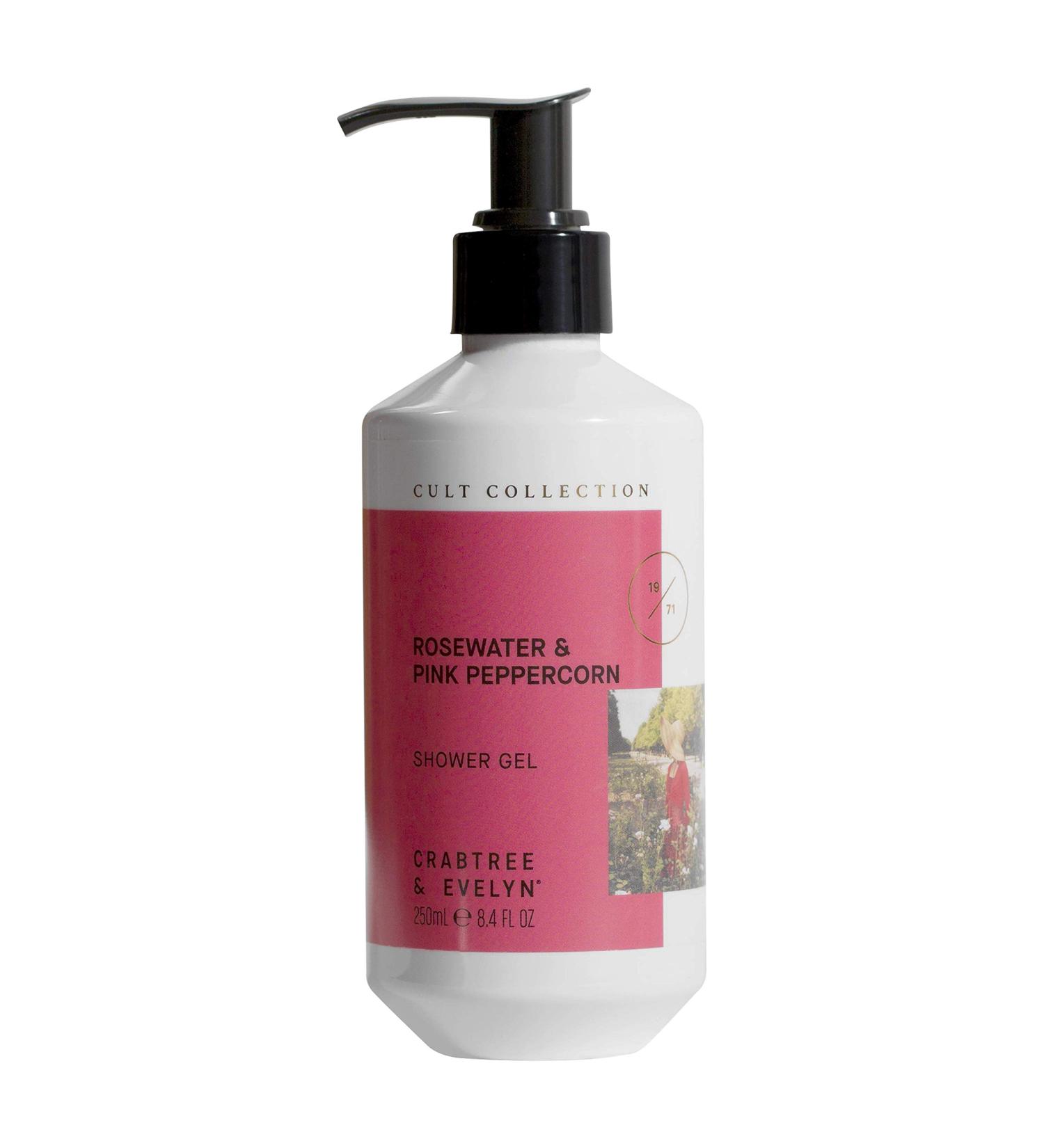 Crabtree & Evelyn - Rosewater & Pink Peppercorn Shower Gel | 250mL