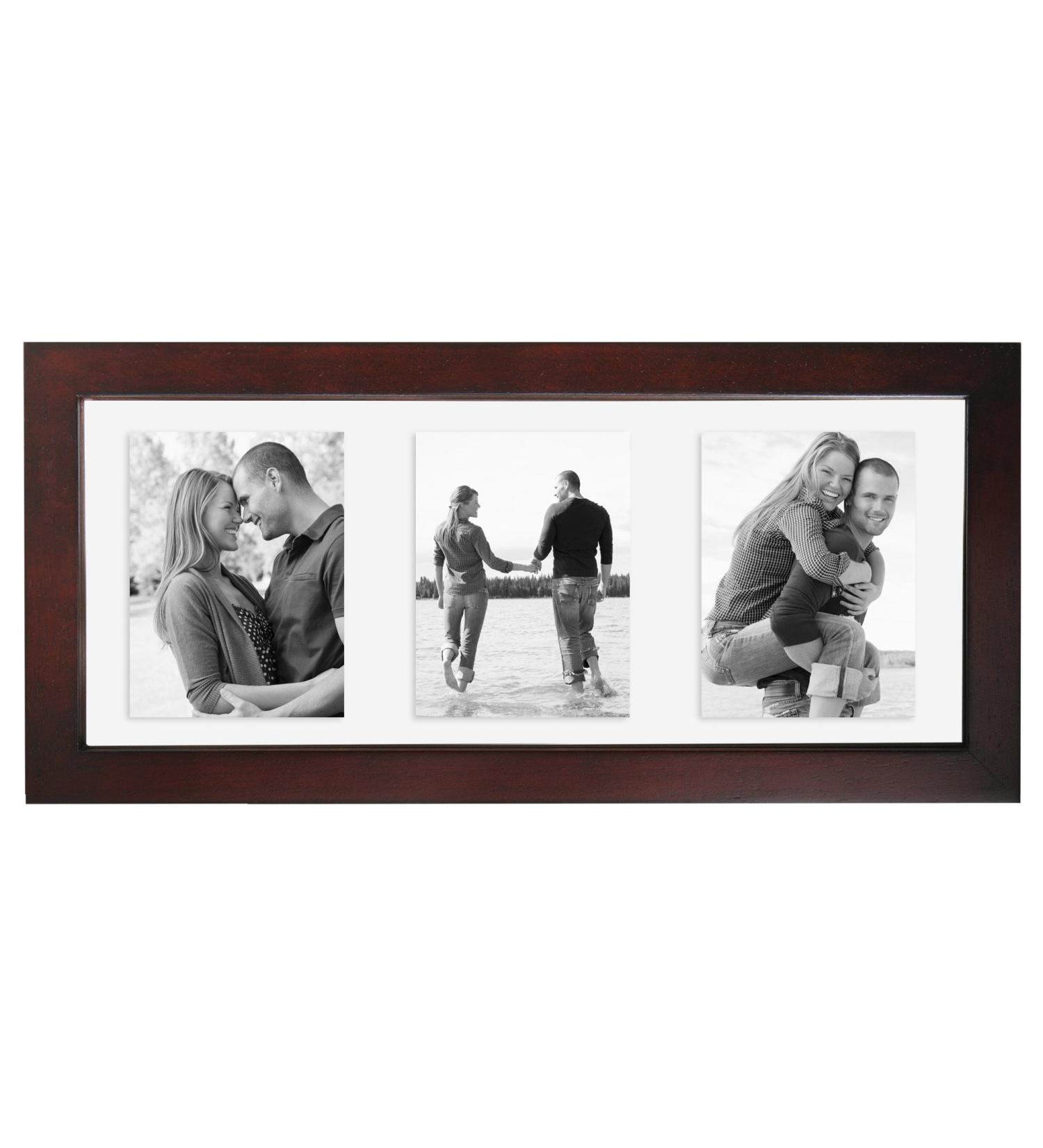 MCS Solid Wood Float Frame Walnut 5 1/2 in. x 13 in.
