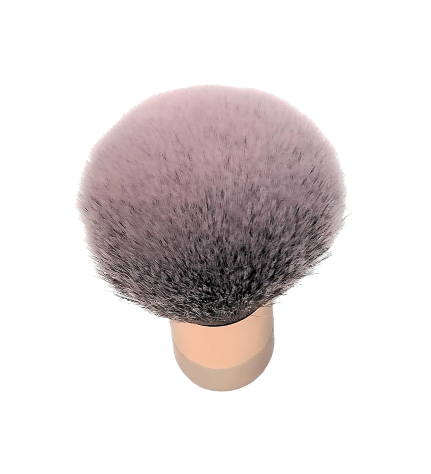 Luxurious Large Kabuki Brush - Fluffy Powder Brush for Face & Body | BevyGold (Rose Gold) - Perfect for Spray Tan Finishing - Buy Online on SooperMarket.com