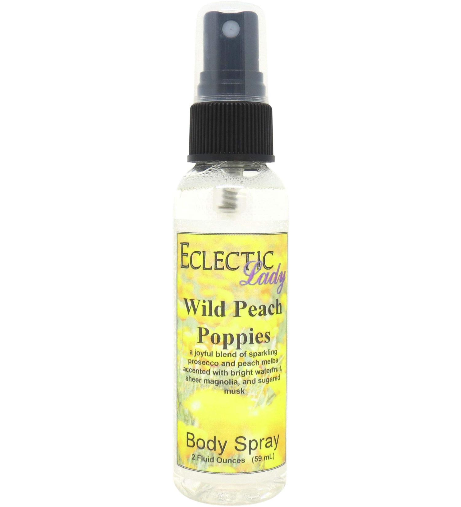 Eclectic Lady Wild Peach Poppies Body Spray (Double Strength 8 oz) Double Strength 1 Fl Oz (Pack of 1) - Buy Online on SooperMarket.com