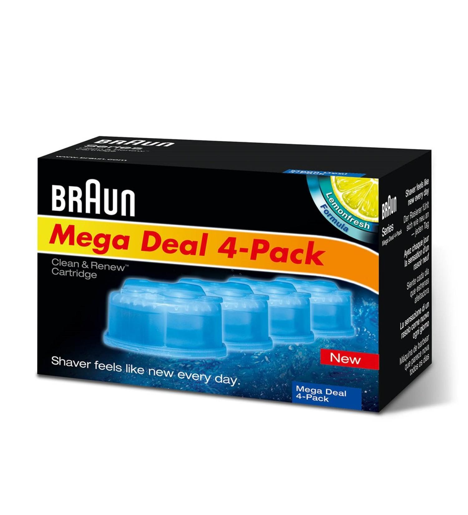 Braun CCR2 Cleaner Refill Kit (4 Pack)