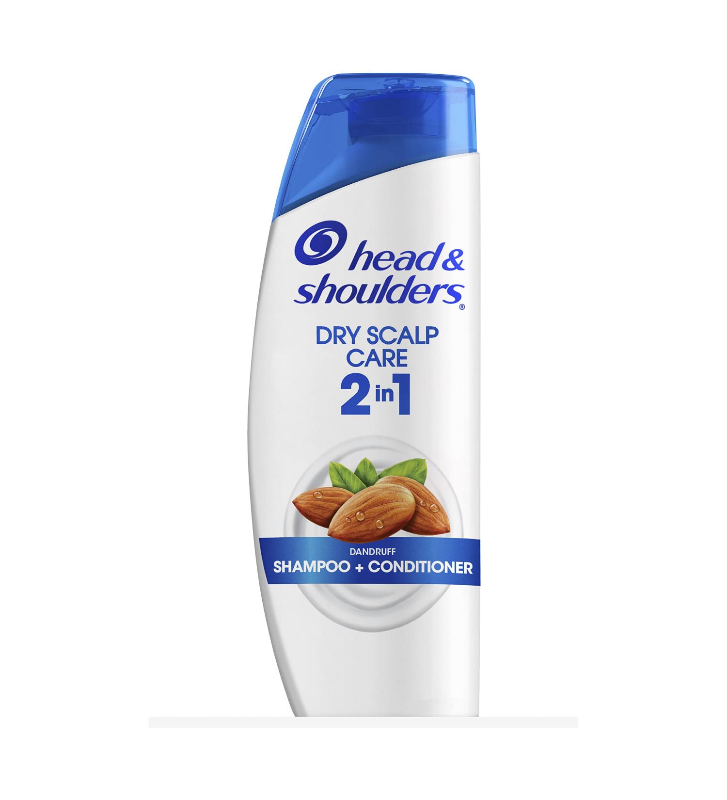 Head and Shoulders Dry Scalp Care with Almond Oil 2-in-1 Anti-Dandruff Shampoo & Conditioner - 13.5 fl oz (Pack of 1) | Paraben-Free - Buy Online on SooperMarket.com