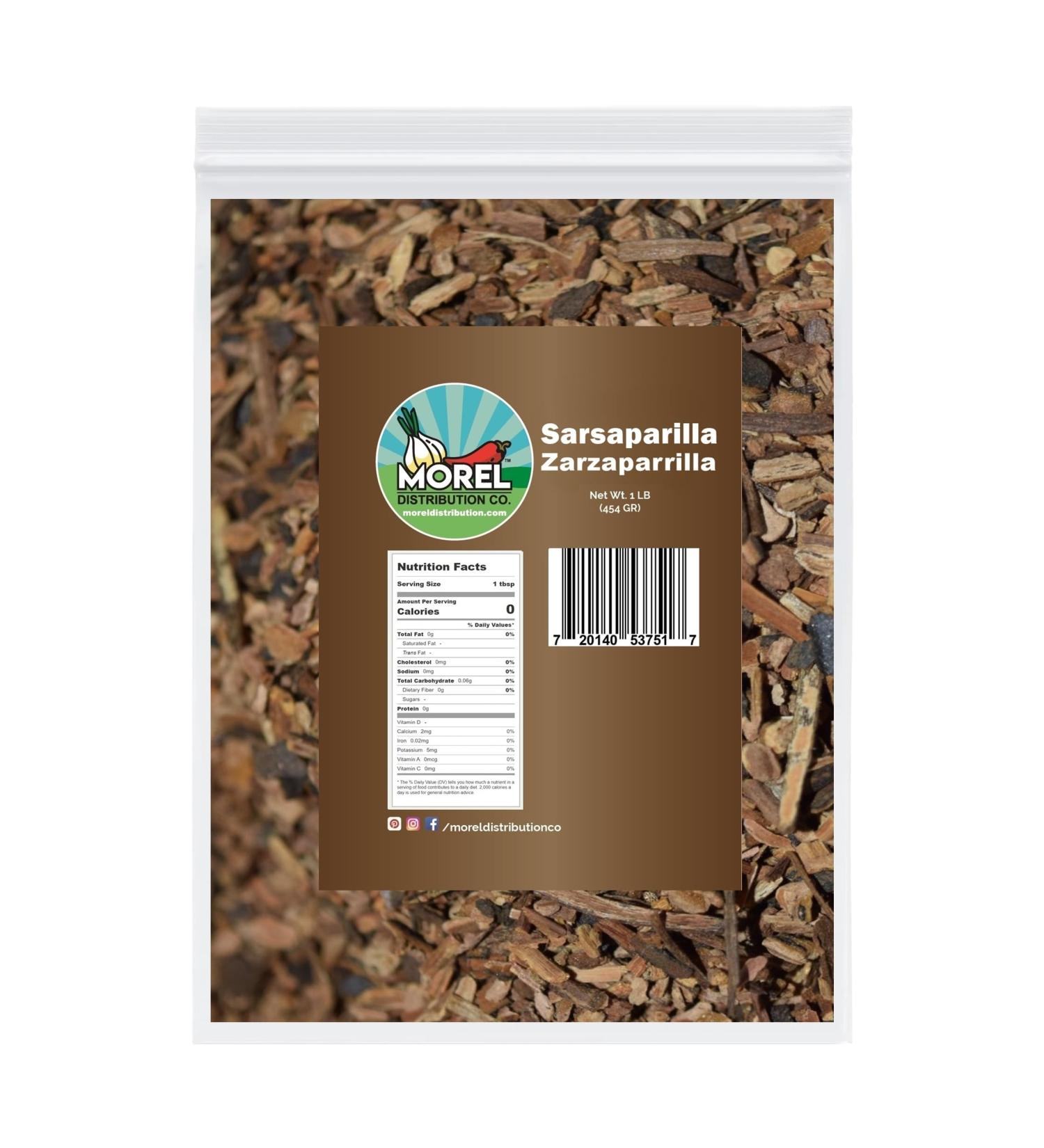 Sarsaparilla Dried Root Zarzaparrilla Loose Leaf Tea: 4 oz (113 g) and 1 lb (453 g) (453 G) - Buy Online on SooperMarket.com