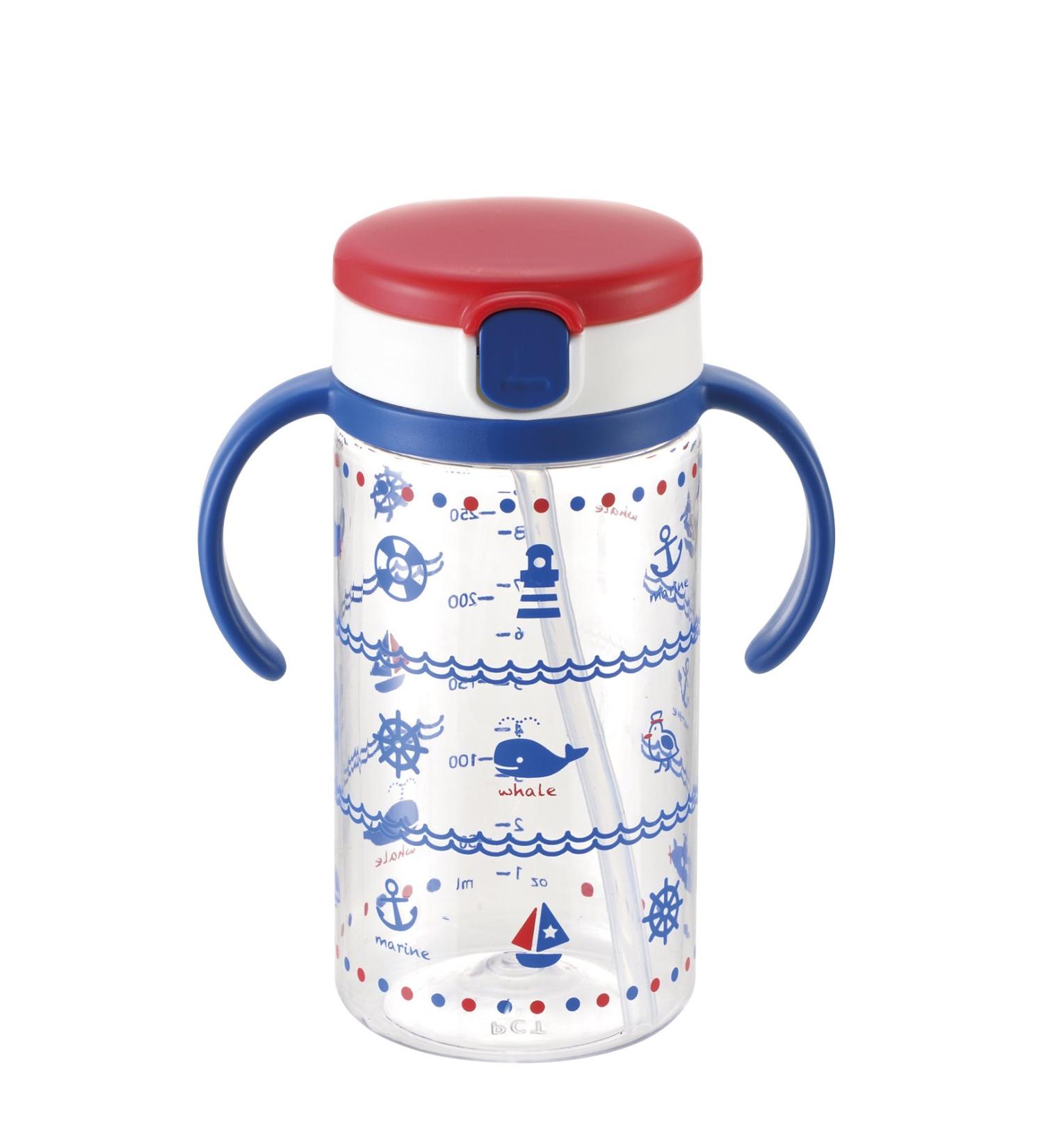 Richell Aqulea Outing Straw Mug 320 Blue - BPA-Free Travel Cup - Buy Online on SooperMarket.com