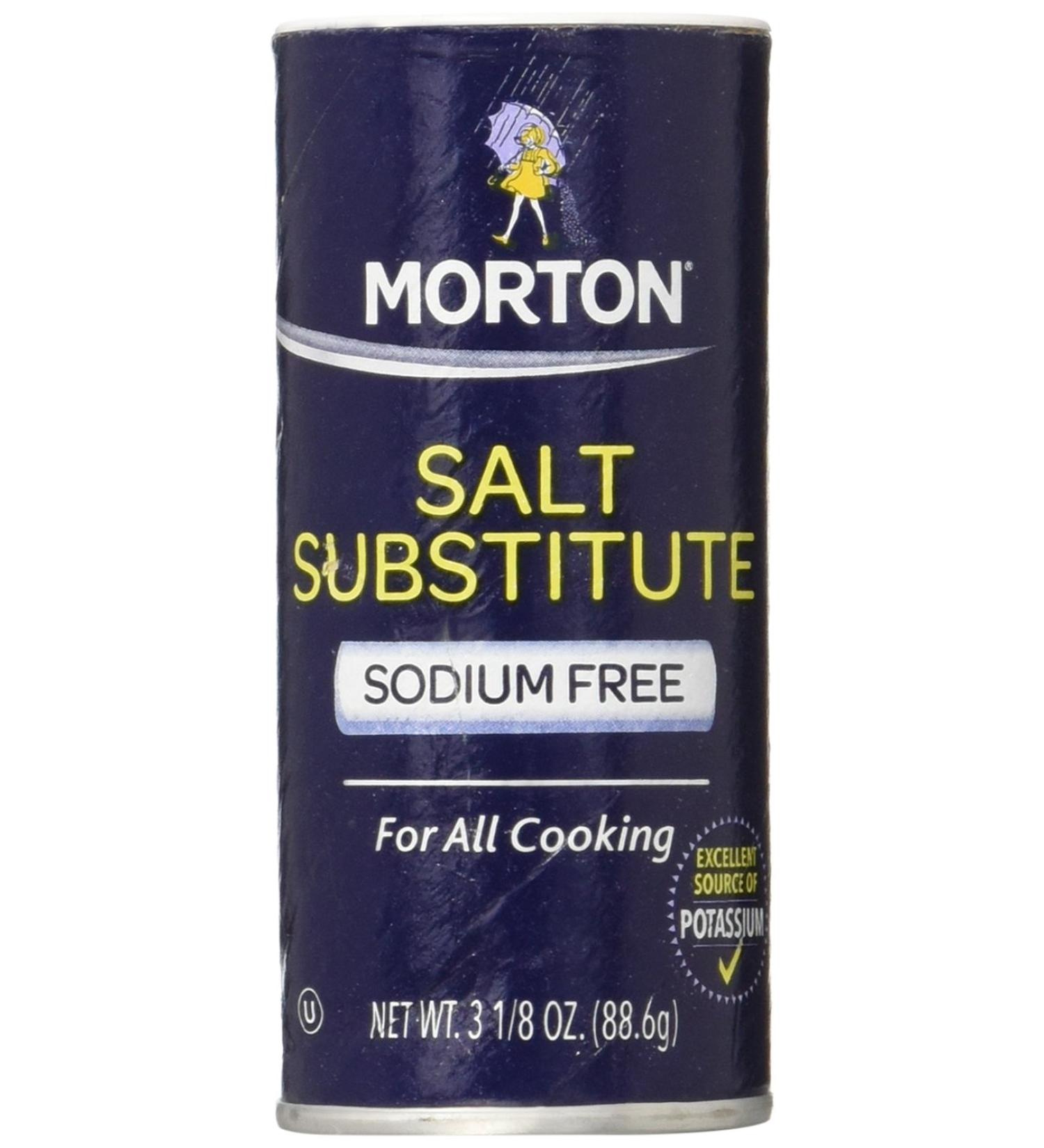 Morton Sodium Free Salt Substitute - 3.12 oz | Healthy Alternative Seasoning - Buy Online on SooperMarket.com