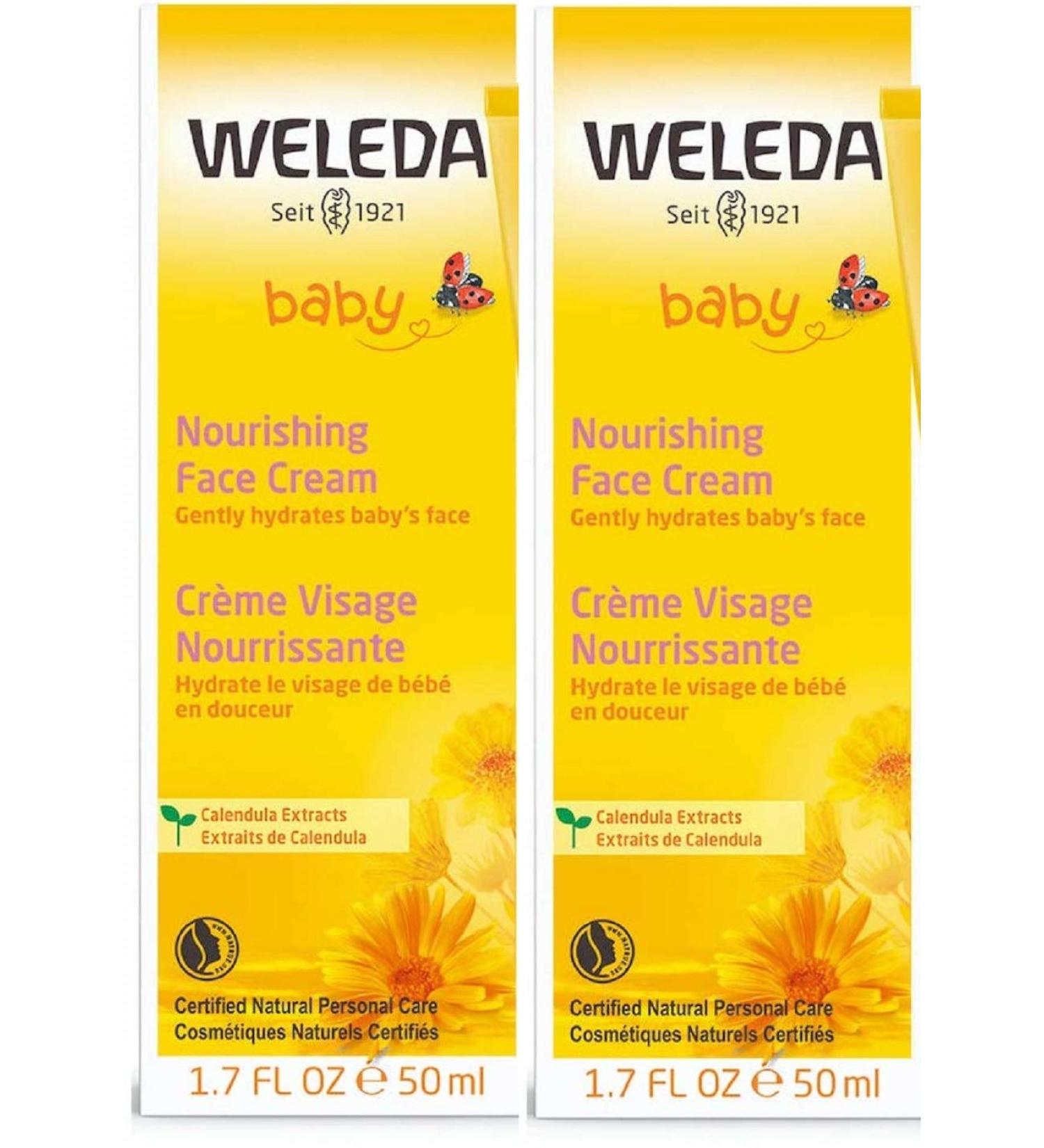 Weleda Weleda baby calendula face cream, 1.7 fl oz (pack of 2)