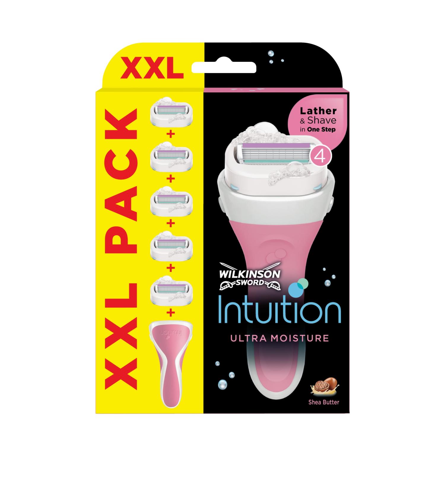 Wilkinson Sword Intuition Ultra Moisture Razor with 5 Refills - Buy Now - Buy Online on SooperMarket.com