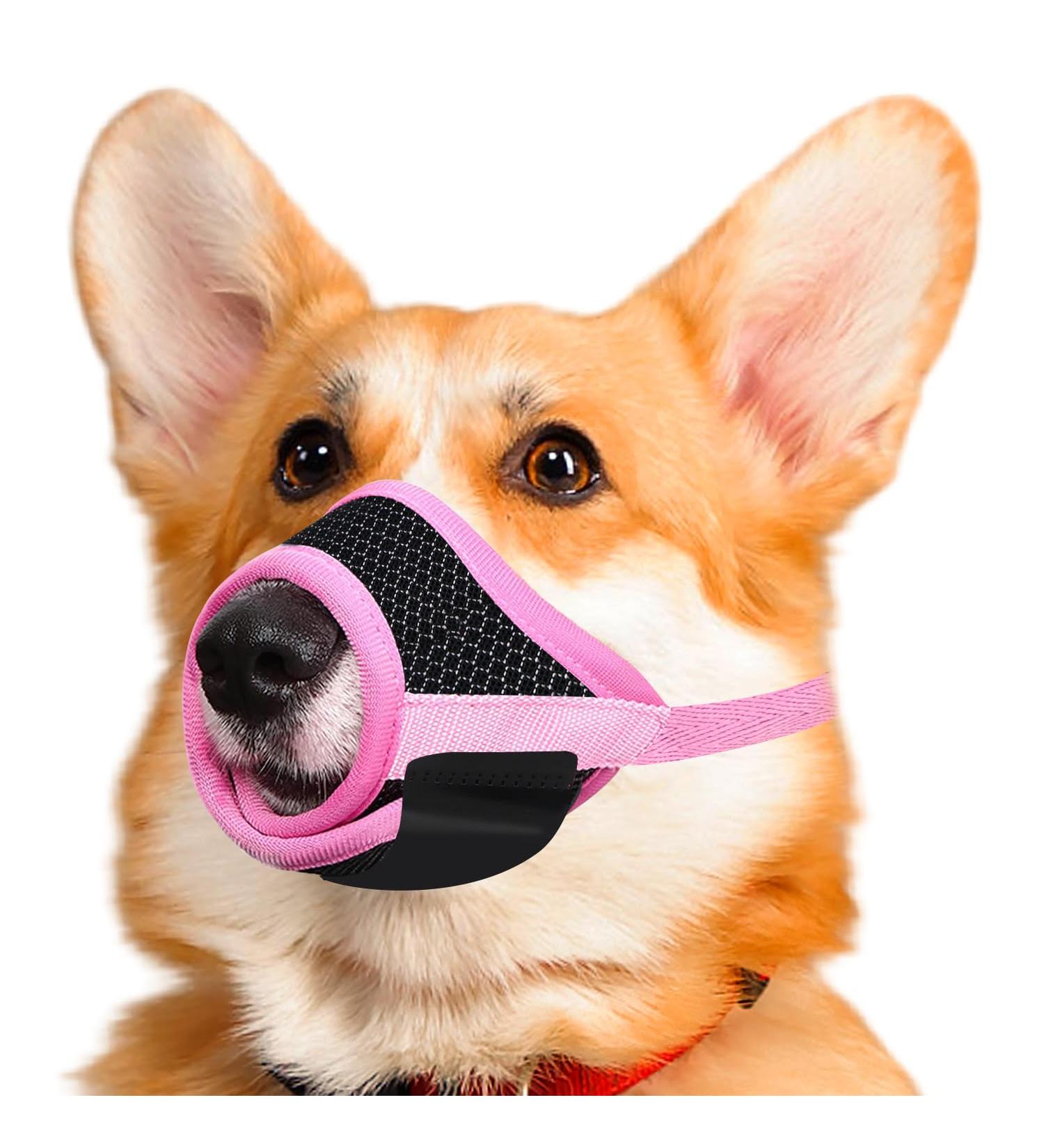 Singwow Adjustable Dog Muzzle | Prevent Biting, Barking, Chewing | Air Mesh Breathable | Small Medium Large Dogs (S) - Buy Online on SooperMarket.com