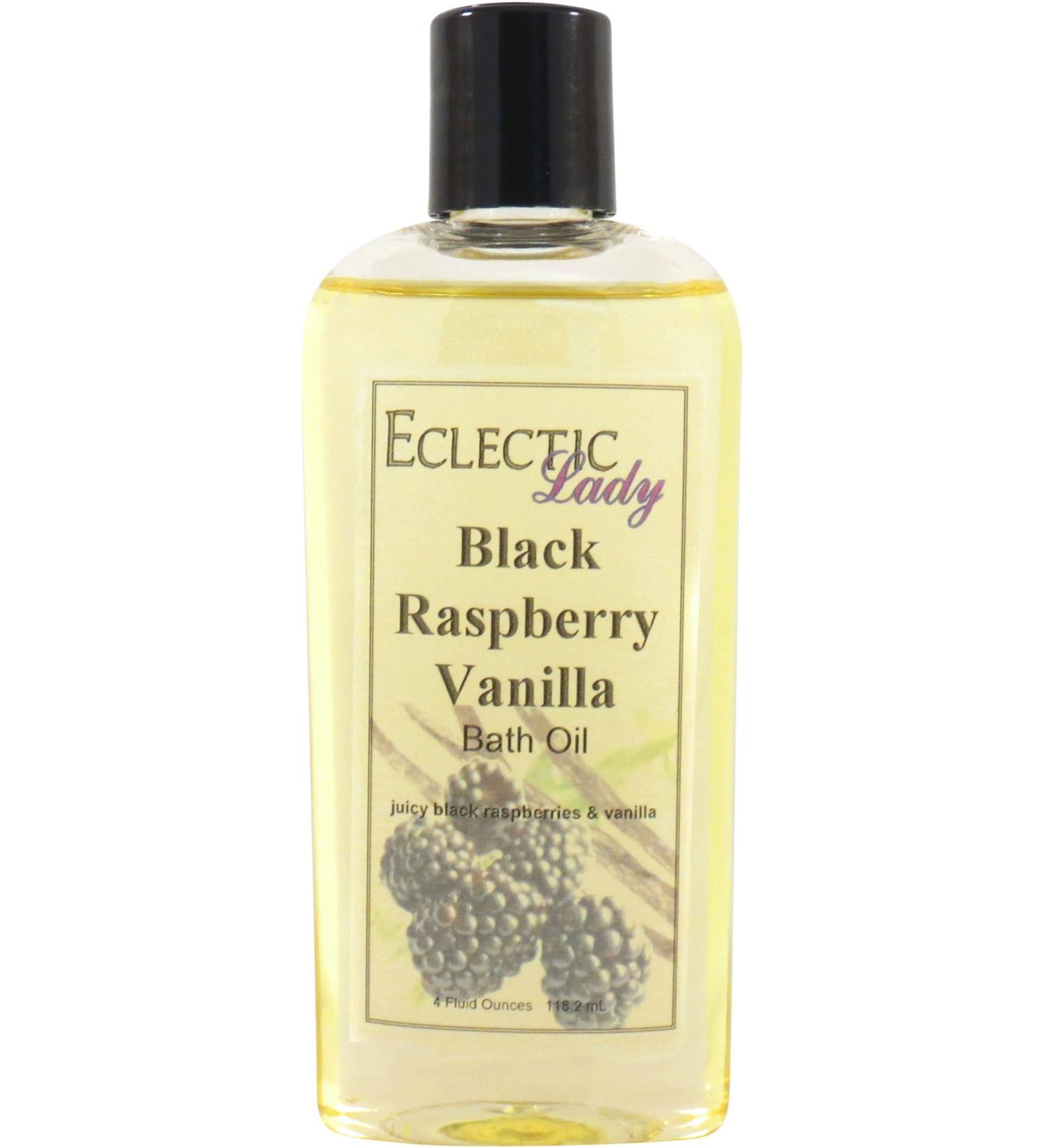 Black Raspberry Vanilla Bath Oil | Eclectic Lady | Nourishing & Moisturizing Fragrance Oil for Dry Skin | Relaxing Scented Bath Oil (4 oz - Buy Online on SooperMarket.com