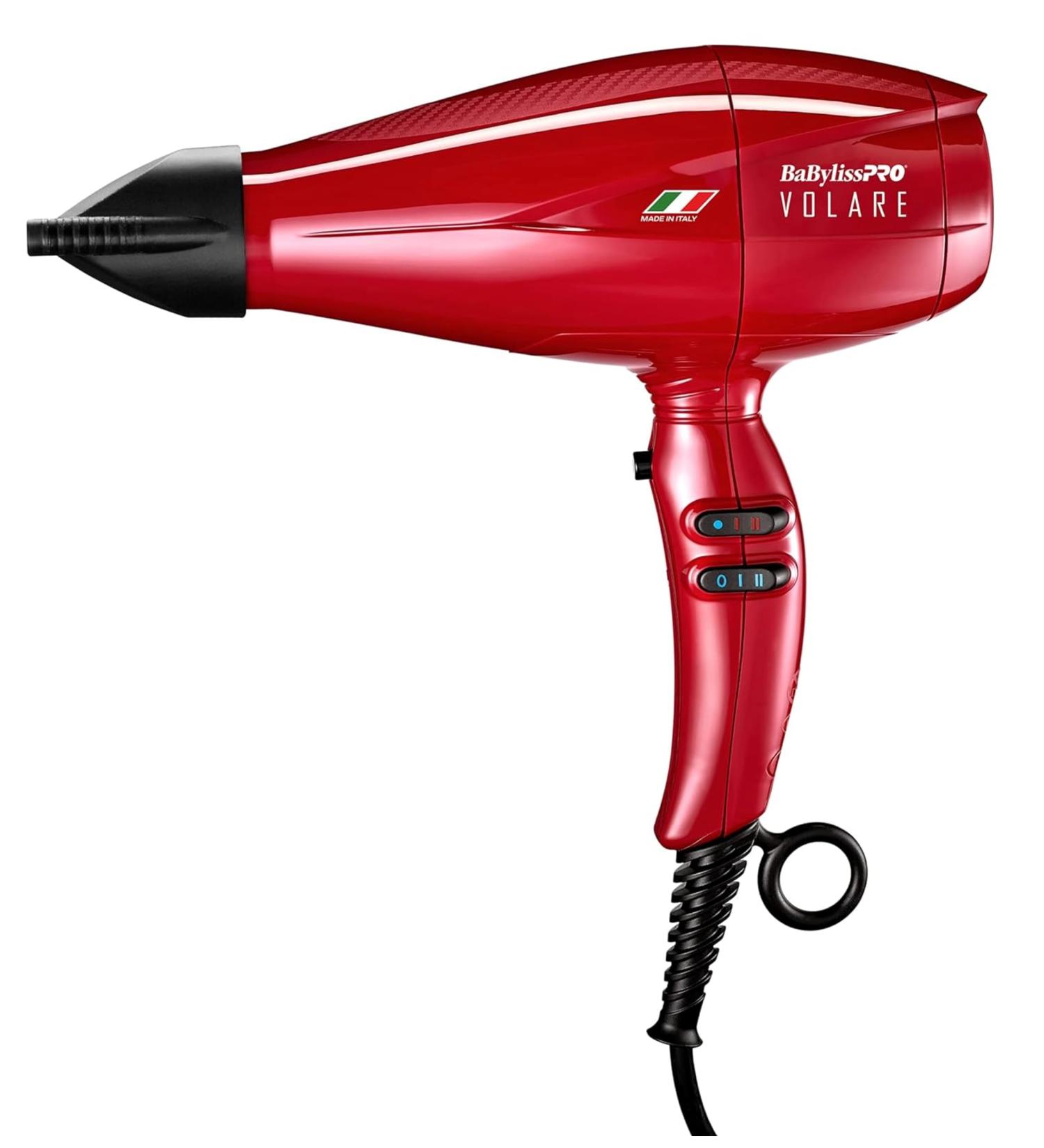 BaBylissPRO Ionic & Nano-Titanium Volare Hairdryer Red - Buy Online on SooperMarket.com