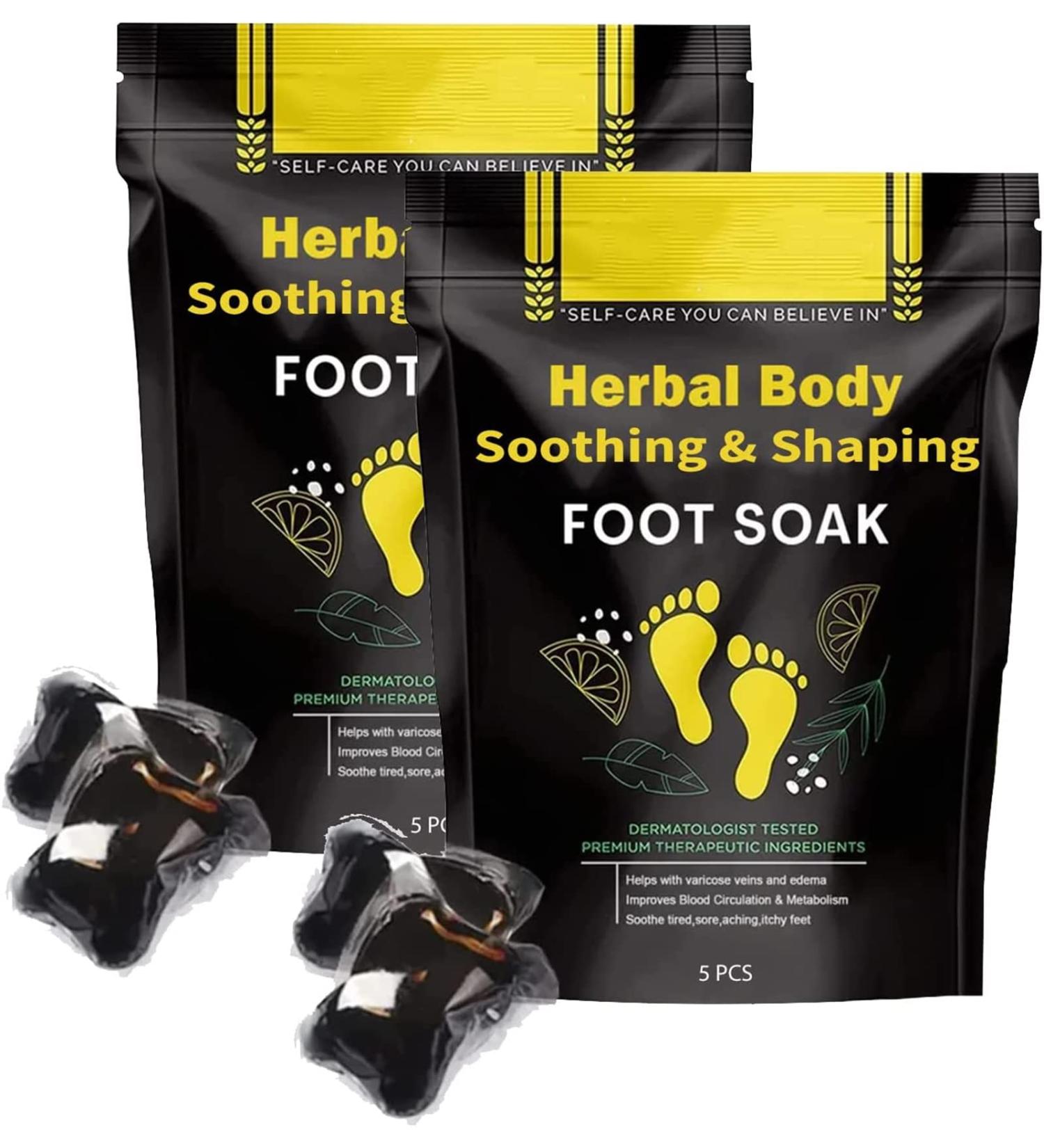 Herbal Detox&shaping Cleansing Foot Soak Beads Slimwe Body Detox Foot Soak Herbal Foot Cleansing Soak Beads for Foot Care (2 Box) - Buy Online on SooperMarket.com