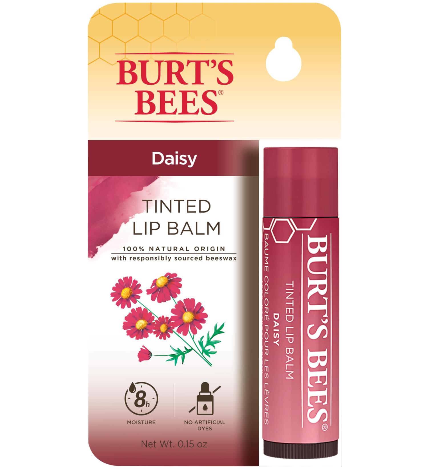 Buy BURTS BEES Daisy Tinted Lip Balm - 4.25 GR | Moisturizing Lip Care Worldwide Shipping - Buy Online on SooperMarket.com
