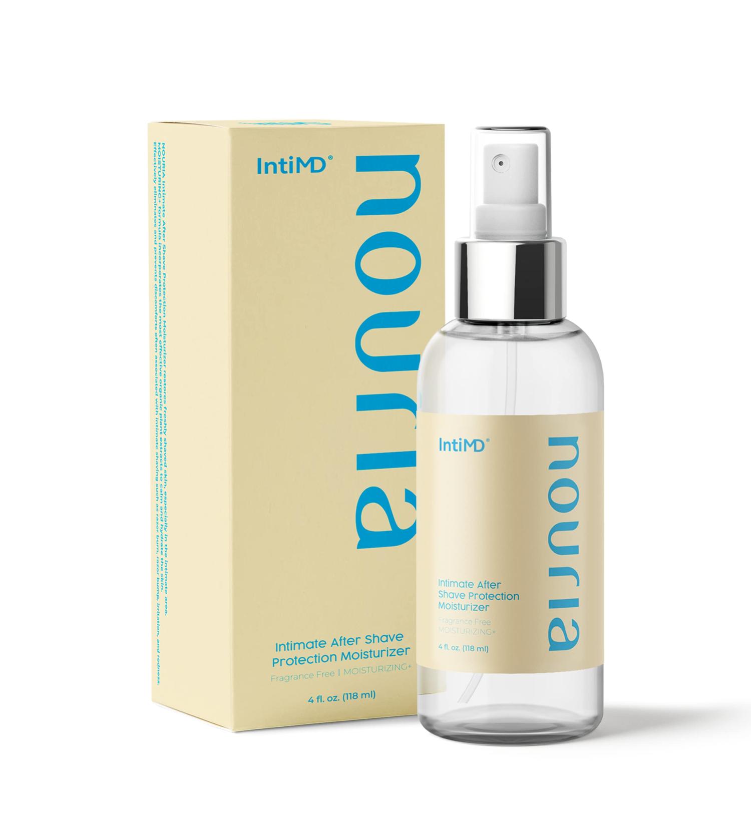 NOURIA Intimate After Shave Protection Moisturizer by Coochy Plus - Fragrance Free | Moisturizing & Soothing Mist for Pubic Area & Armpits | For Razor Burns, Itchiness & Ingrown Hairs - Buy Online on SooperMarket.com