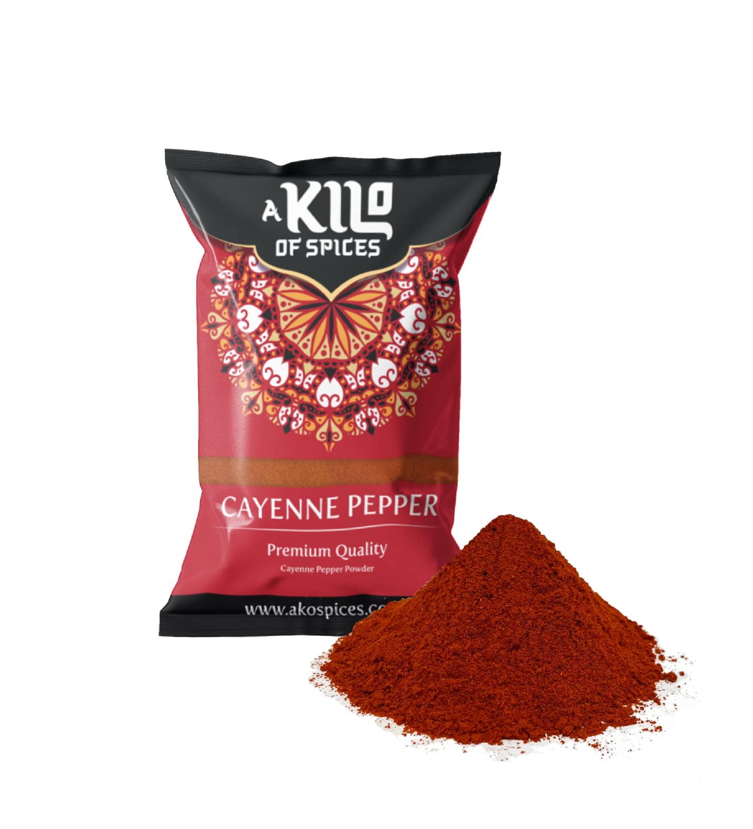 Cayenne Pepper Powder 1 kg - Premium Quality Ground Chili Spice for Tacos & Seasoning | Vegan-Friendly - Buy Online on SooperMarket.com