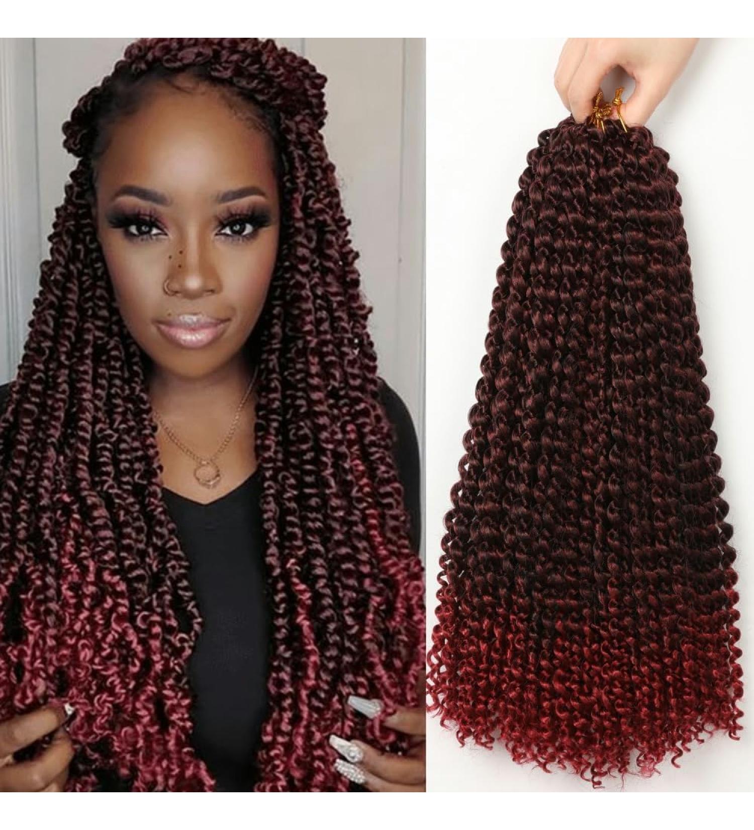 Passion Twist Hair - 6 Packs 18 Inch Faux Locs Crochet Extensions | Yddm Synthetic Hair - T1B-Bug Economy Pack - Buy Online on SooperMarket.com