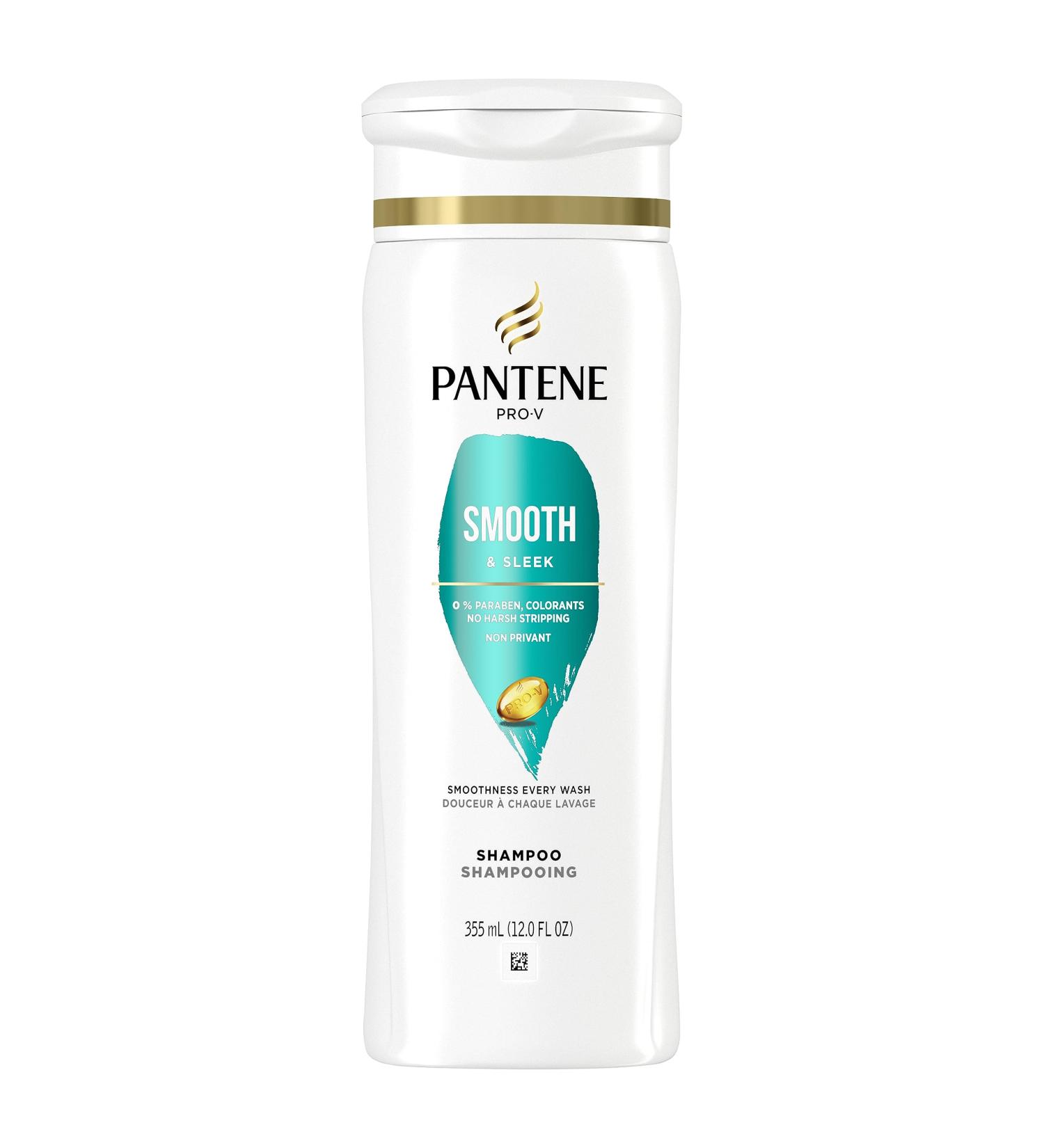 Buy Pantene Frizz Control Shampoo - Smooth & Sleek for Color-Treated Hair 355 mL - International Shipping Available - Buy Online on SooperMarket.com
