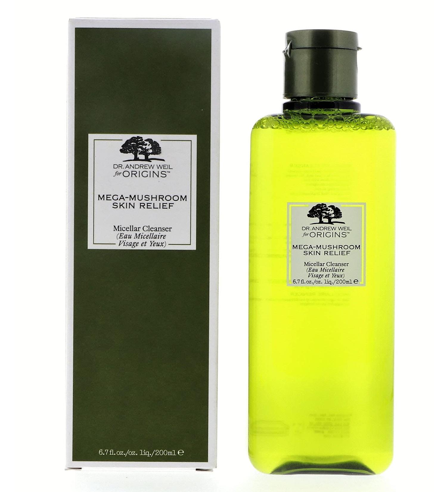 ORIGINS Dr. Andrew Weil Mega-Mushroom Skin Relief Micellar Cleanser 200ml - New Arrival - Buy Online on SooperMarket.com