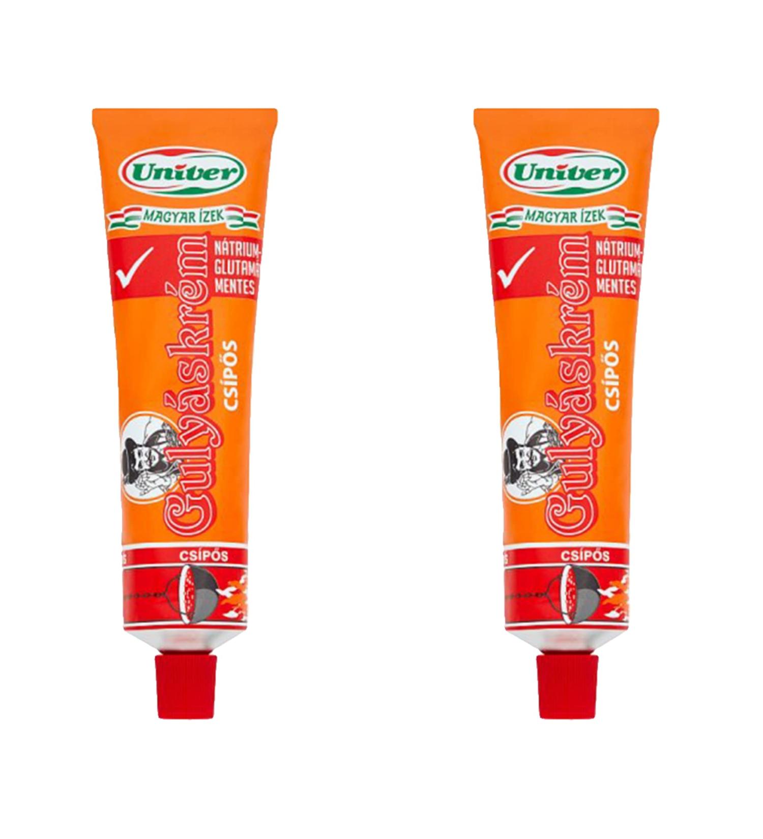 Univer Hungarian Goulash Cream Hot 160 g (Pack of 2)