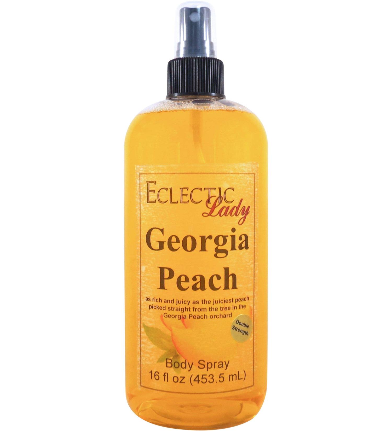 Georgia Peach Body Spray (Double Strength) 16 ounces Body Mist for Women with Clean Light & Gentle Fragrance Long Lasting Perfume with Comforting Scent for Men & Women Cologne with Soft Subtle - Buy Online on SooperMarket.com
