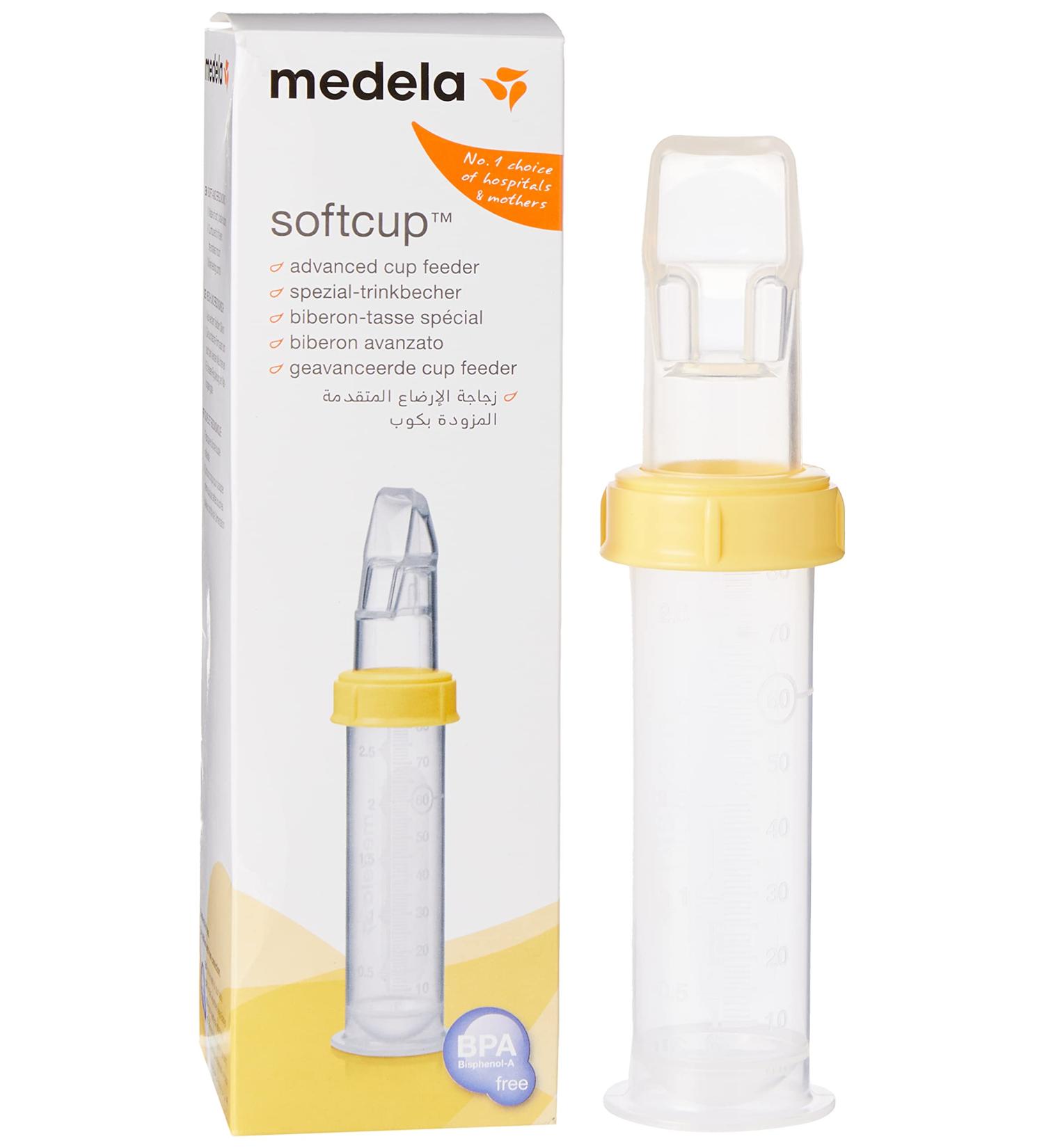 Medela SoftCup Silicone Advanced Cup Feeder - Ergonomic Solution for Babies with Sucking Difficulties - Buy Online on SooperMarket.com