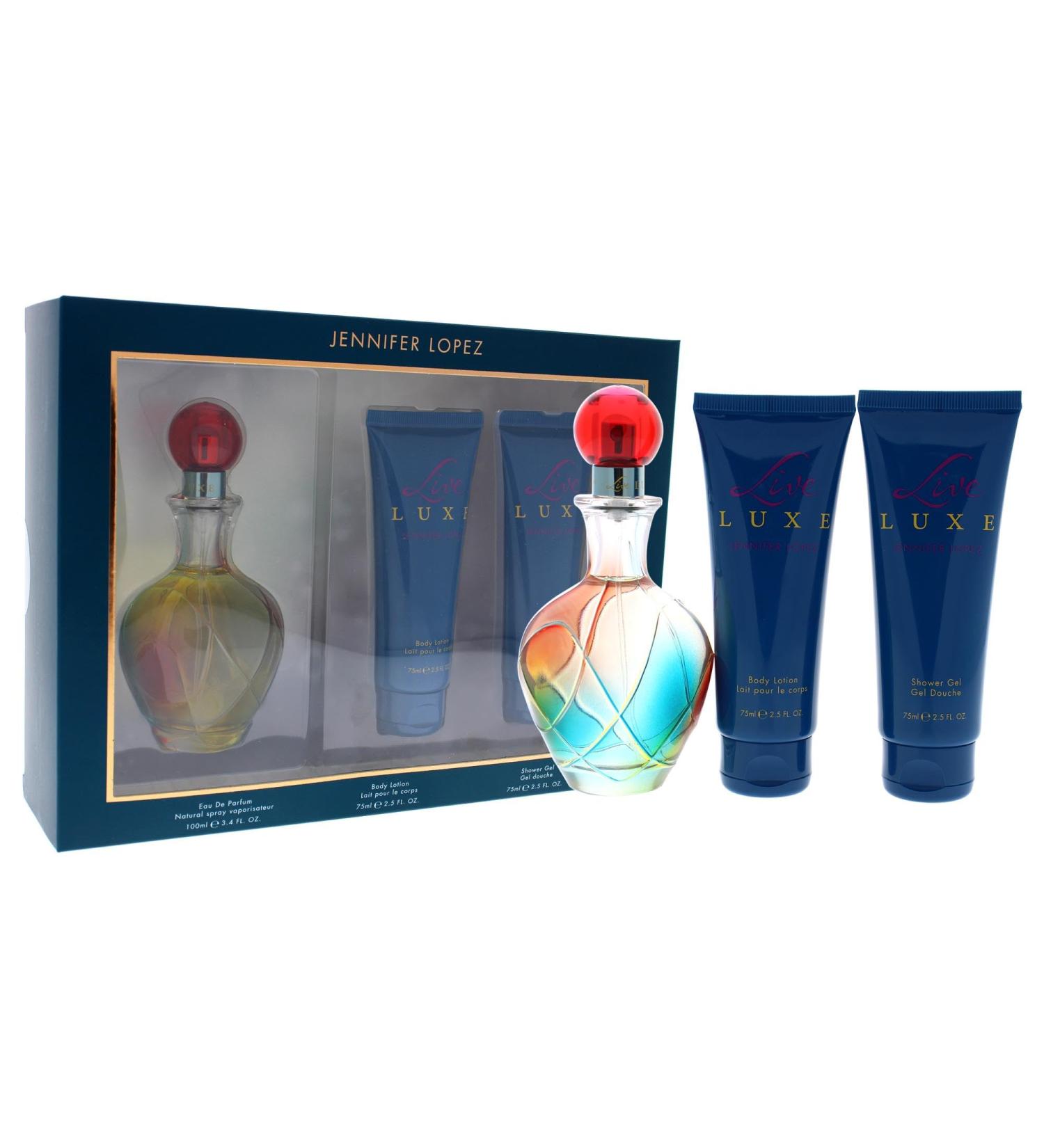 Jennifer Lopez Live Luxe By Jennifer Lopez for Women - 3 Pc Gift Set 3.4oz Edp Spray 2.5oz Shower Gel 2.5oz Body Lotion 3count - Buy Online on SooperMarket.com