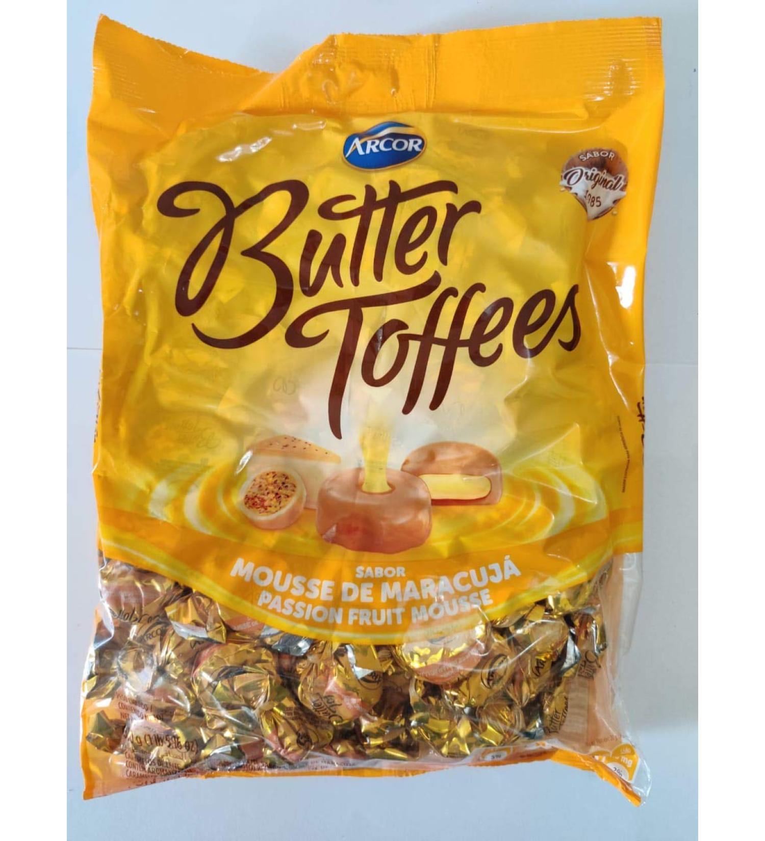 Buy ARCOR Bala Butter Toffees Passion Fruit Mousse 600g - Authentic Brazilian Treats - International Shipping Available - Buy Online on SooperMarket.com
