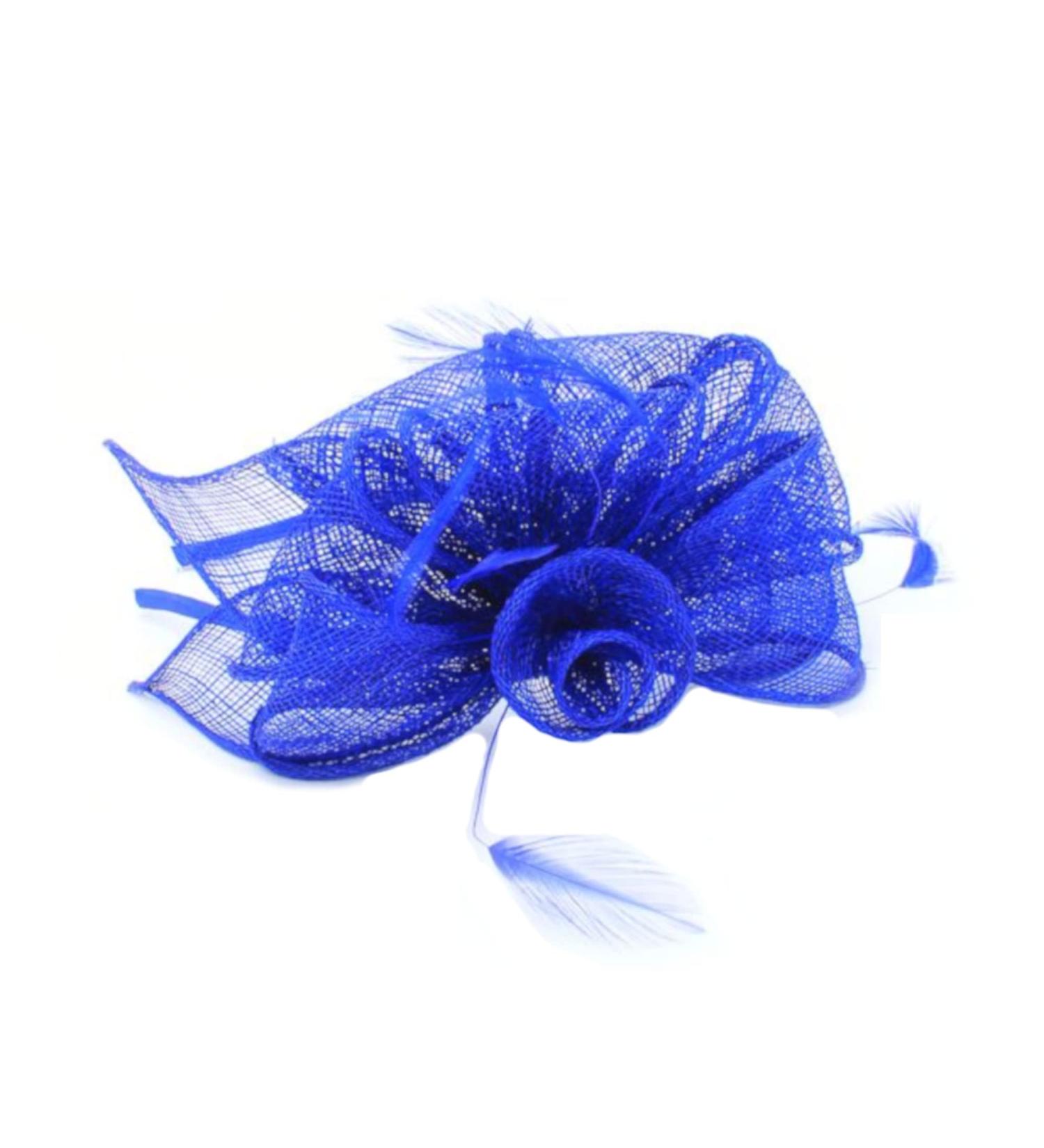 Royal Blue Headband Aliceband Hat Fascinator Wedding Ladies Day Race Royal Ascot - Buy Online on SooperMarket.com