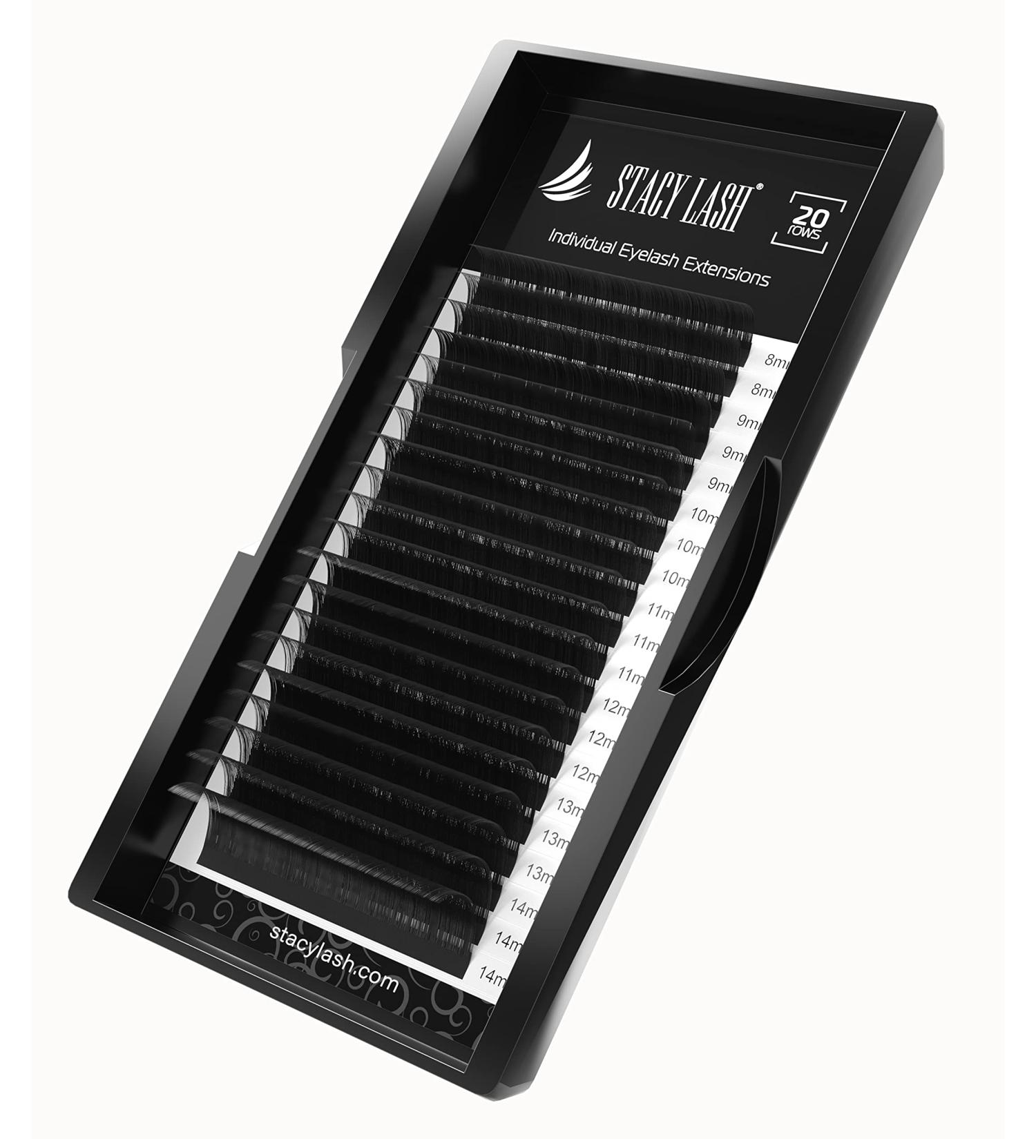 Buy D Curl Eyelash Extensions - Stacy Lash Individual Mink Lashes Supplies (0.07mm MIX) | Shop Internationally - Buy Online on SooperMarket.com