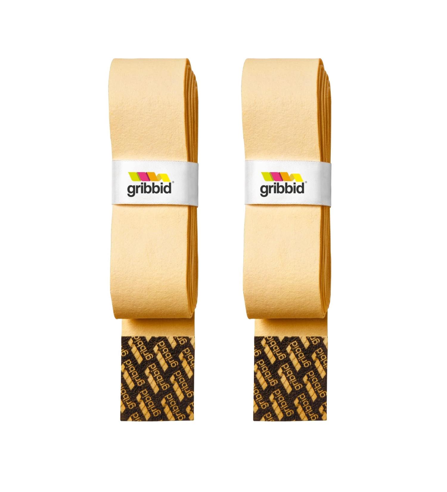 GRIBBID Field Hockey Stick Grip Tape - Original Dutch Chamois - Yellow 2-Pack | International Shipping Available - Buy Online on SooperMarket.com