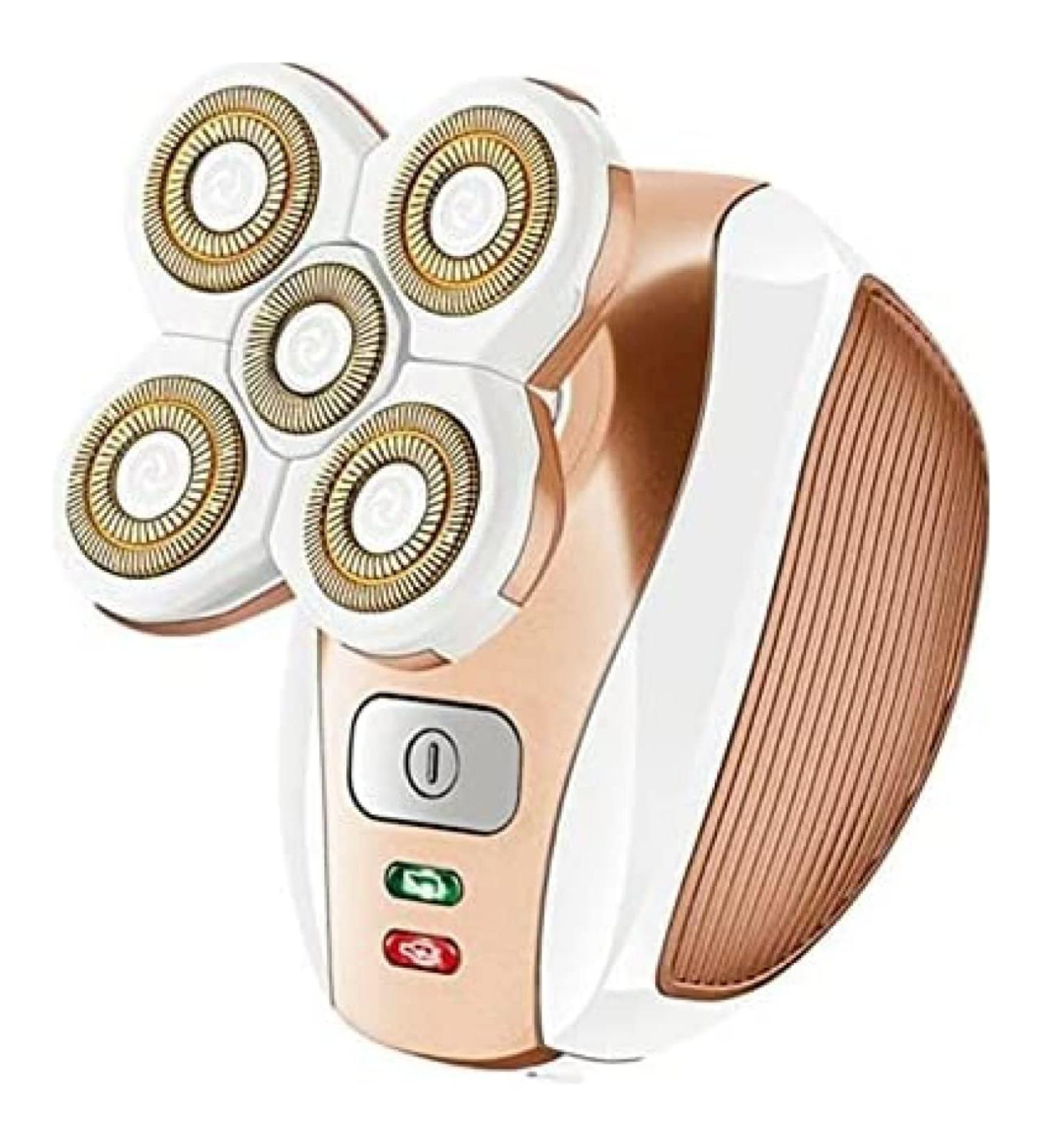 Meeteasy Electric Leg Shaver for Women - Rechargeable Painless Lady Razor - Cordless Bikini Trimmer in Gold - Buy Online on SooperMarket.com