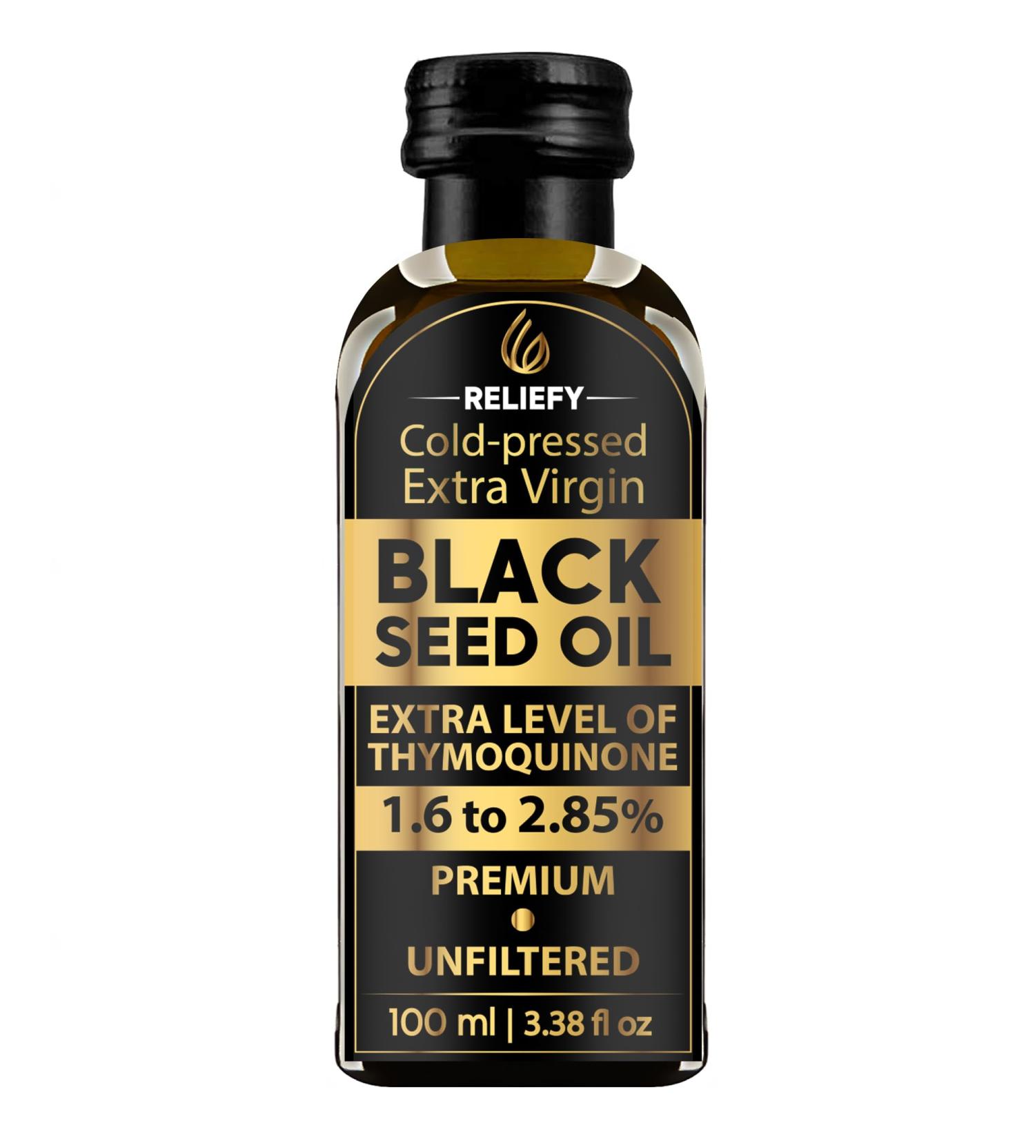 Premium 9X% Ultra Strength Black Seed Oil | 100% Cold-Pressed Nigella Sativa | Rich in Omega 3, 6 & 9 | 100 ml - Buy Online on SooperMarket.com