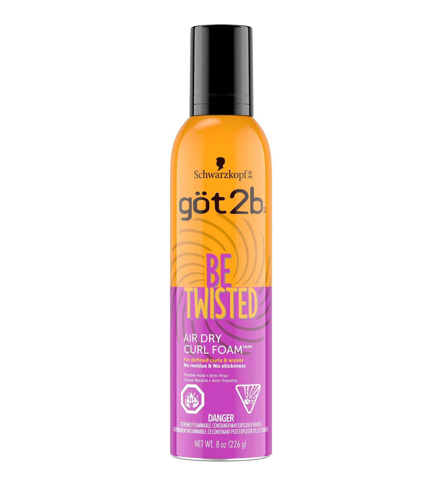 Got2b Be Twisted Air Dry Curl Foam 8 oz - Buy Online on SooperMarket.com