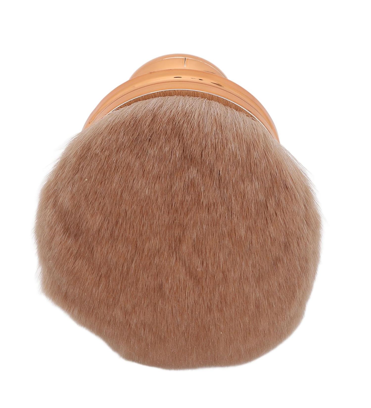 Makeup Brush Compact Electroplated Handle Mushroom Head Skin-Friendly Home Foundation Brush for Dressing Table - Buy Online on SooperMarket.com