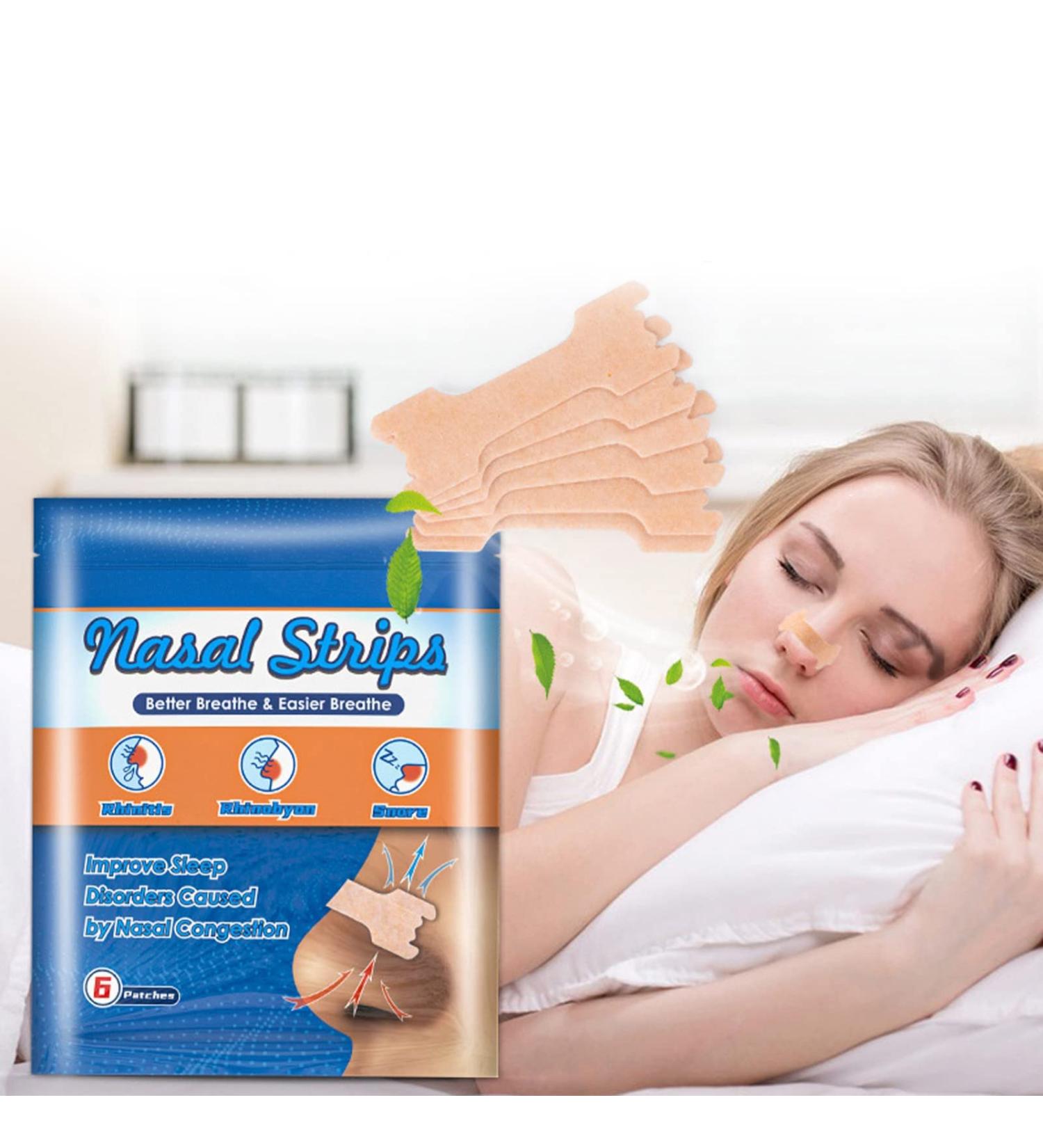 Brrnoo Extra Strength Nasal Strips for Snoring - 54pcs | Congestion Relief, Reduce Snoring & Improve Sleep | Elastic Nose Sticker Patches - Anti Snoring Devices - Buy Online on SooperMarket.com