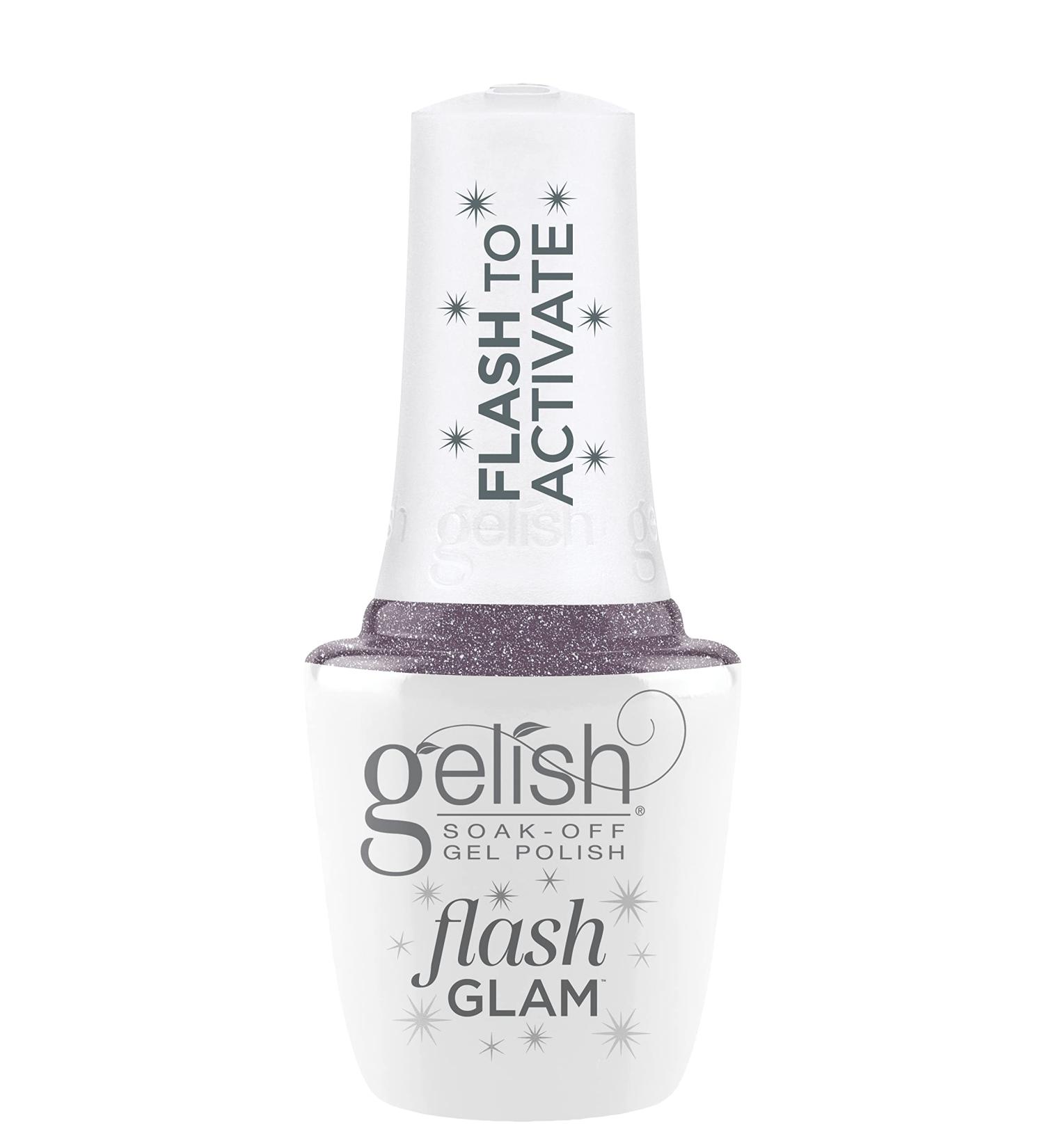 Buy Gelish Flash Glam Gel Polish - Sparkling Glitter Nail Polish (0.5 Fl Oz) - International Shipping Available - Buy Online on SooperMarket.com