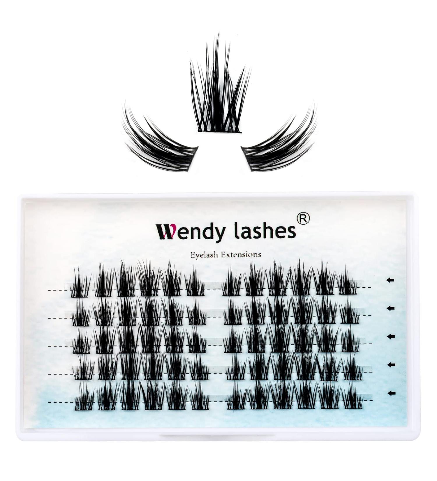 Individual C Curl Cluster Lashes 0.07mm 13mm - Soft & Reusable DIY Lash Extensions | Wispy Wide Stem Eyelash Clusters - FD-D33-0.07-C-13 - Buy Online on SooperMarket.com