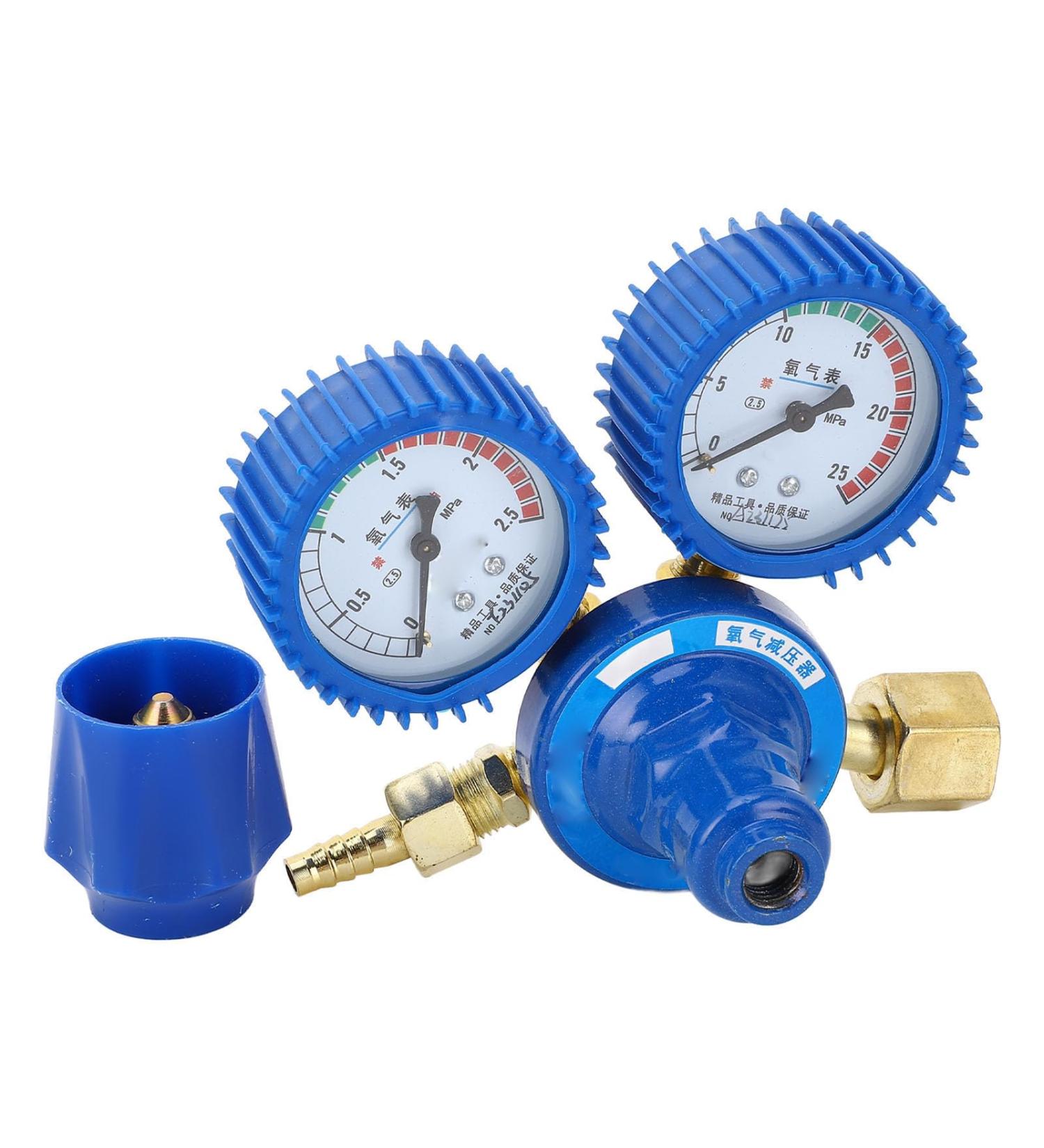 Oxygen Bottle Pressure Regulator Oxygen Regulator Shock Resistant Easy To Use Safe with Handwheel for Hospital - Buy Online on SooperMarket.com