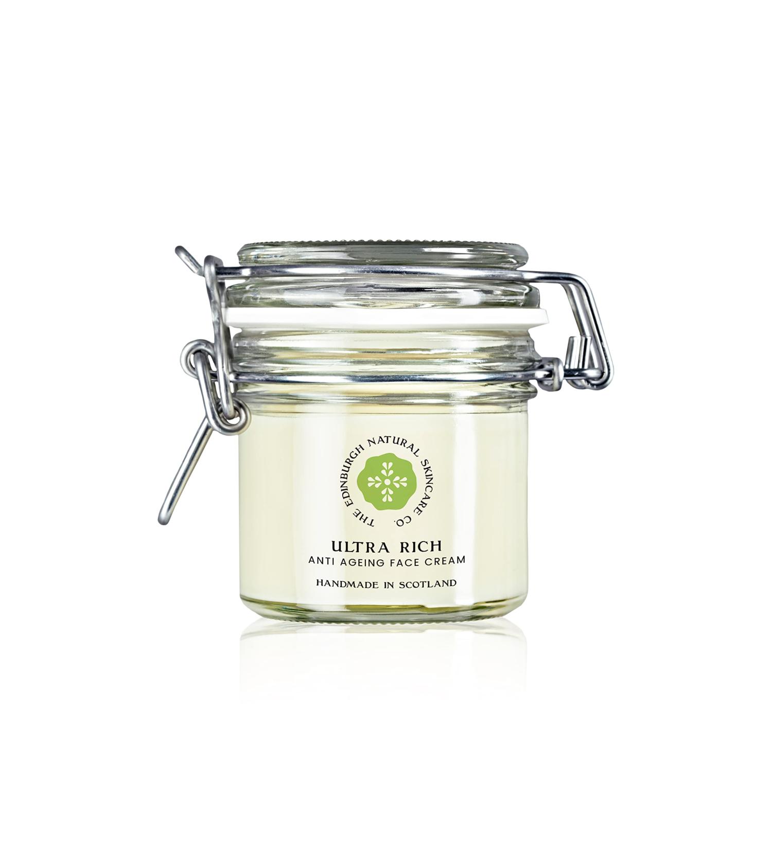 Anti-Ageing Ultra Rich Day Face Cream | Nourishing & Hydrating | 100% Natural | Revitalize Skin for a Youthful Glow | Edinburgh Skincare - International Shipping Available - Buy Online on SooperMarket.com