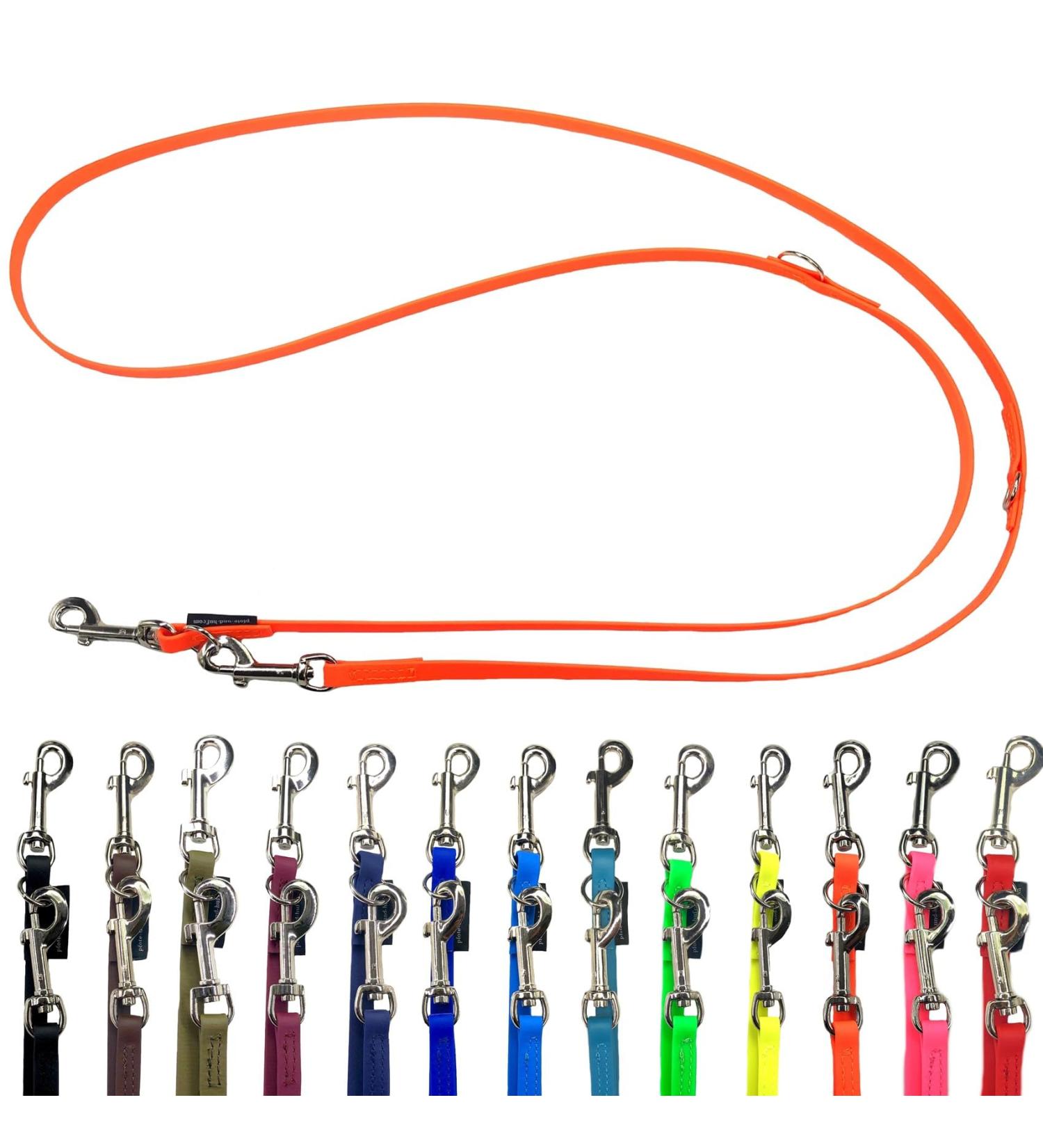 Buy Biothane Dog Leash for Small & Large Dogs - Adjustable 2m to 5m with Silver Hook - Durable & Lightweight - Perfect for Every Adventure! - Buy Online on SooperMarket.com