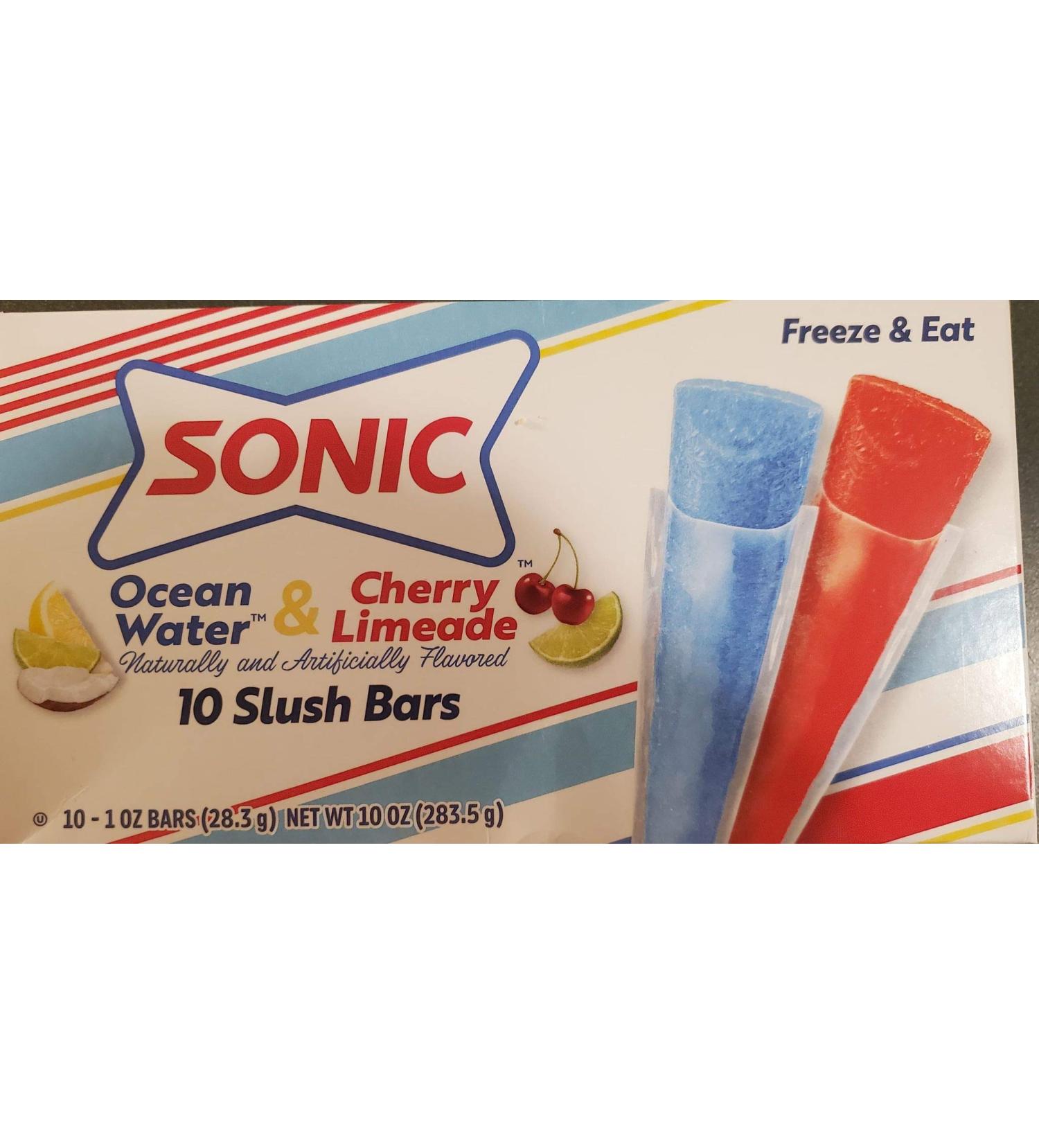 Sonic Freezer Bars (Cherry Limeade,Ocean Water, 1 oz.)
