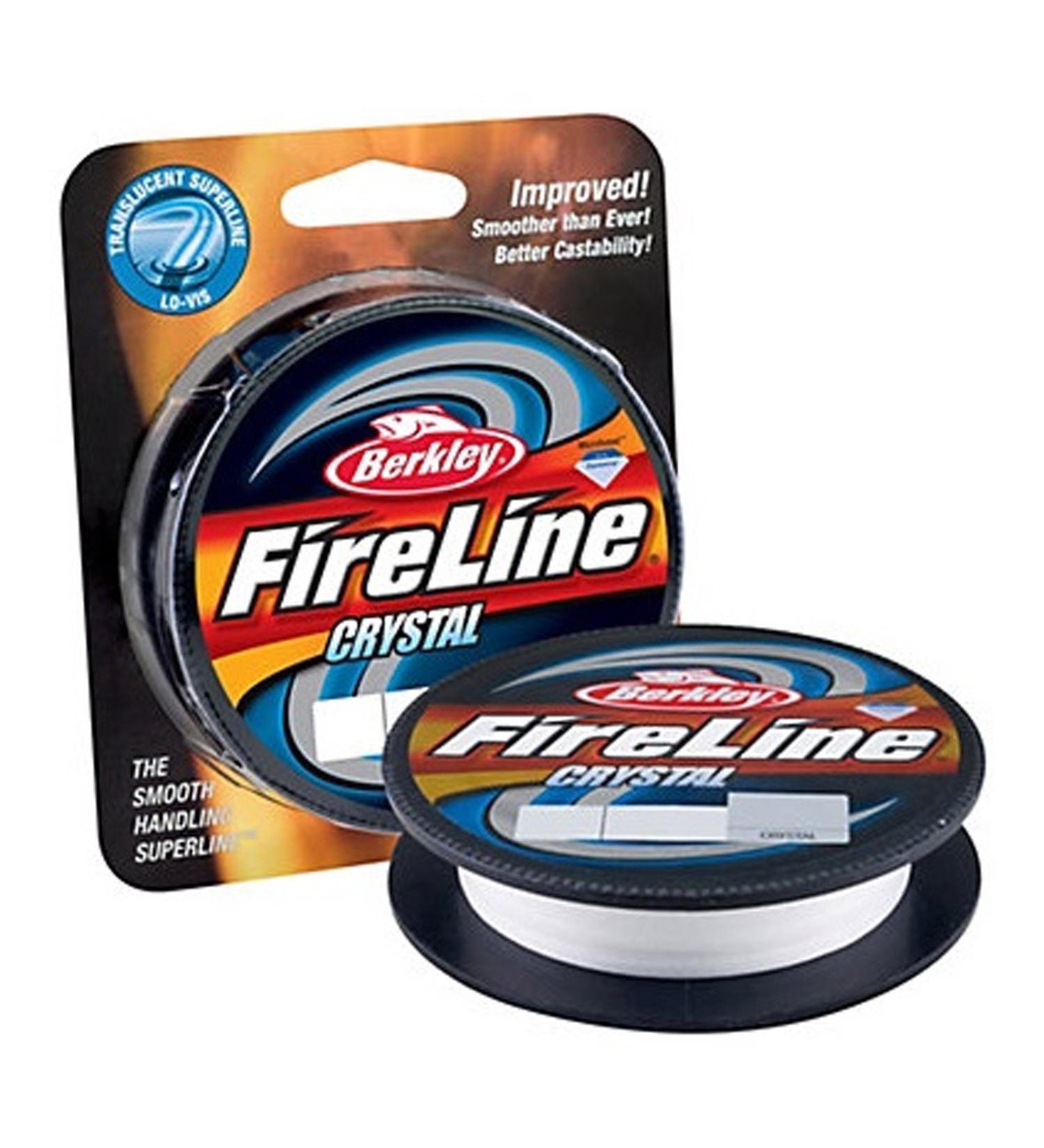 Berkley Fused Crystal Fireline, 20/8 Lb, 125 Yd , Crystal