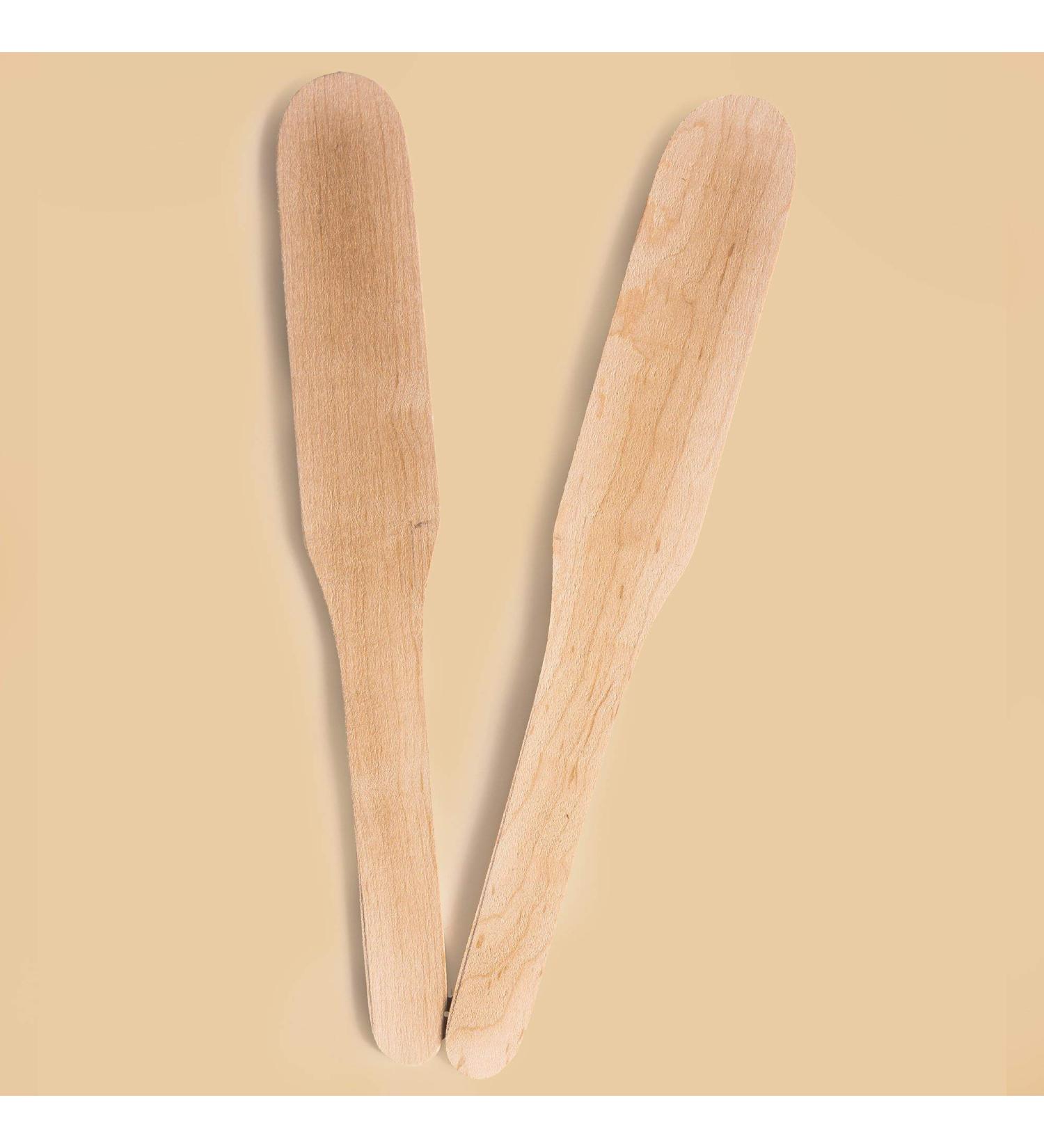 Large Spatulas - Large Wax Applicator - Box of 200 pcs - Once Natural Wax