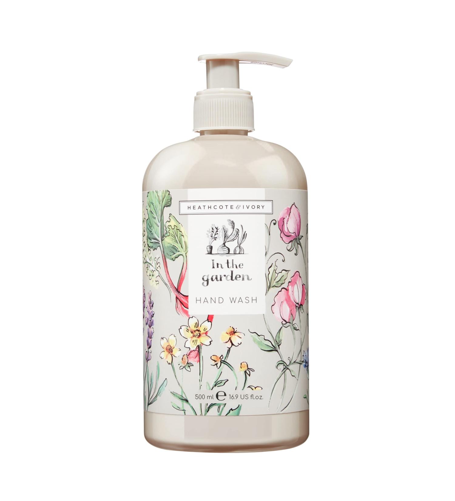 Heathcote & Ivory In the Garden Hand Wash | Refine & Refresh Hands | Infused With Vitamins A & E | Cruelty Free & Vegan Friendly | 500ml - Buy Online on SooperMarket.com
