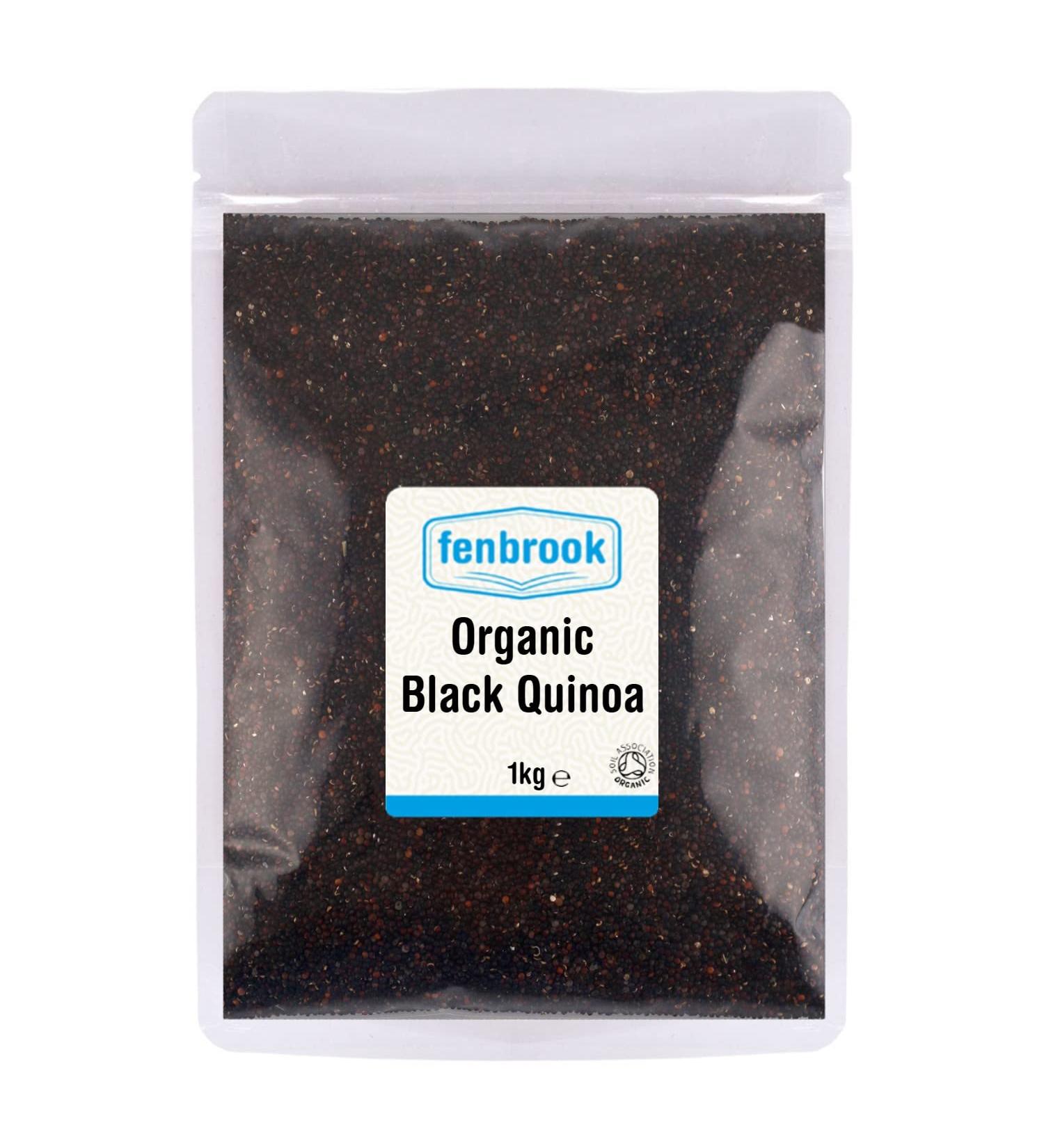 Organic Black Quinoa 1kg Certified Organic by Fenbrook Organic - Buy Online on SooperMarket.com