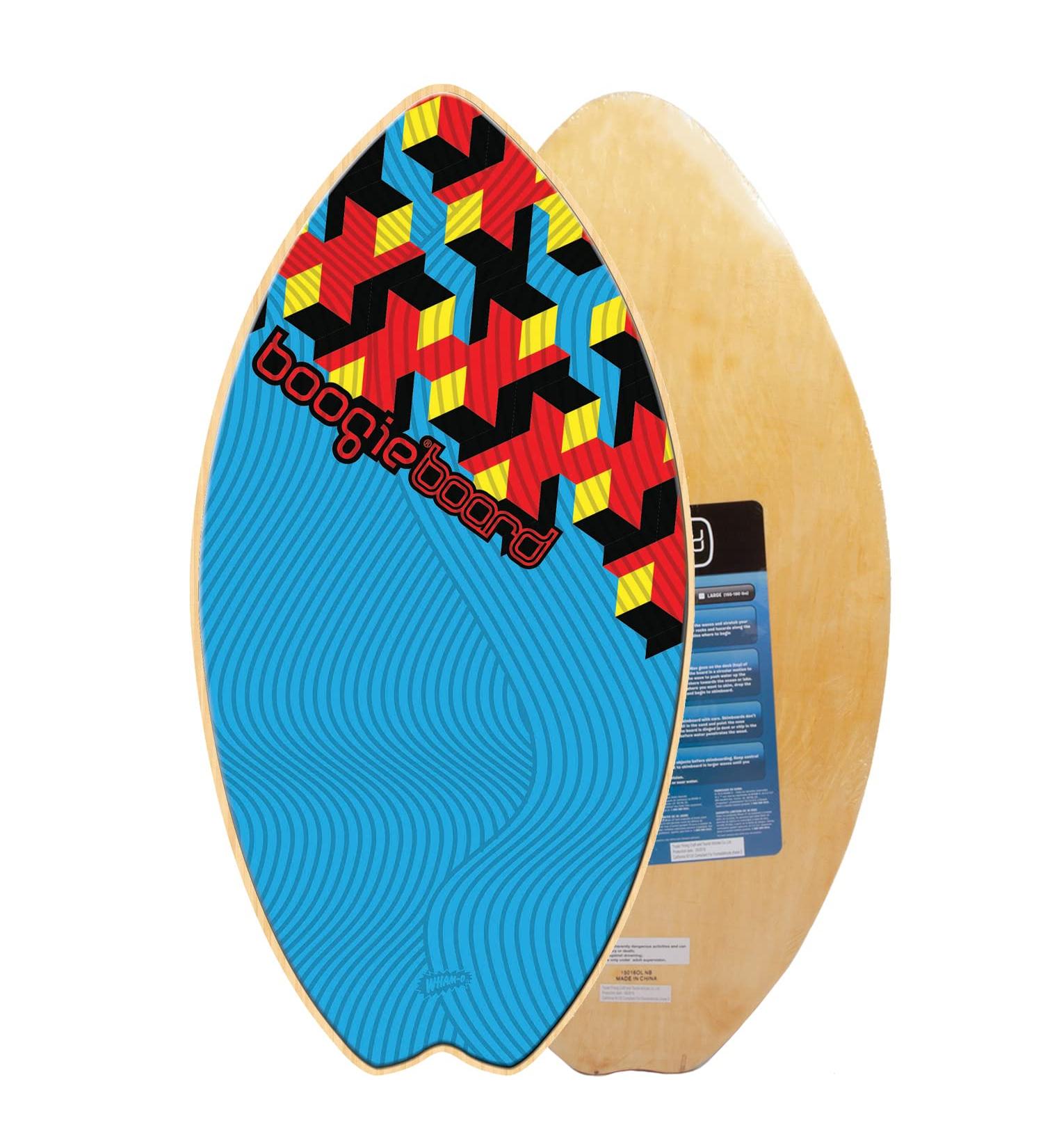 Wham-O Boogieboard Eva Skim Board 35.5" | Soft 3D Grip Pad | Multilayered Wooden Core |High Performance Shapel | Surfboard for Ocean  Sea  River  Pool - Buy Online on SooperMarket.com