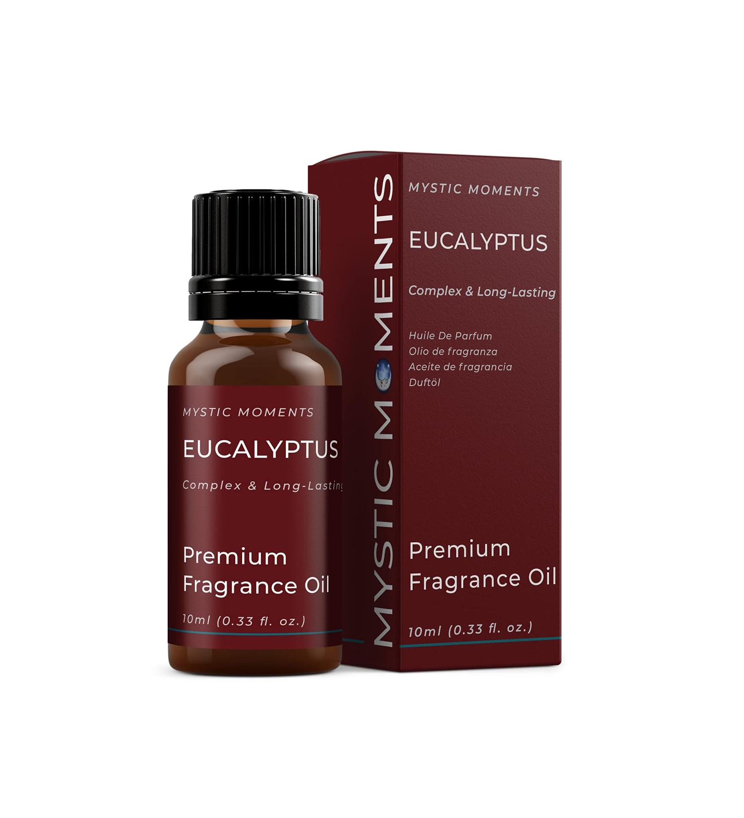 Mystic Moments Eucalyptus Fragrance Oil 10ml - Ideal for Soaps, Candles, Bath Bombs, Oil Burners, Diffusers, Skin & Hair Care - Buy Online on SooperMarket.com