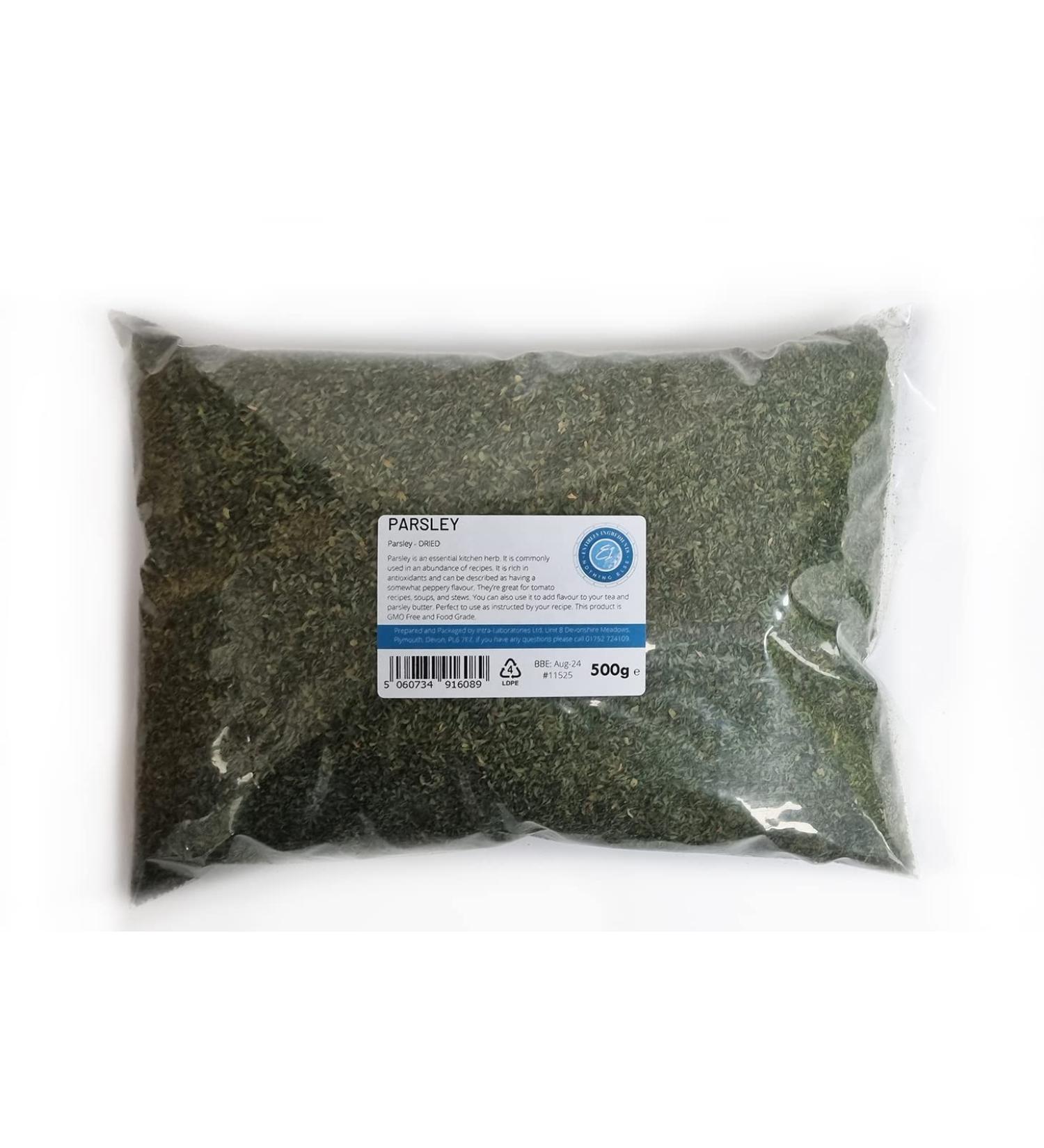 Entirely Ingredients - Dried Parsley 500g - Premium Quality - Buy Online on SooperMarket.com