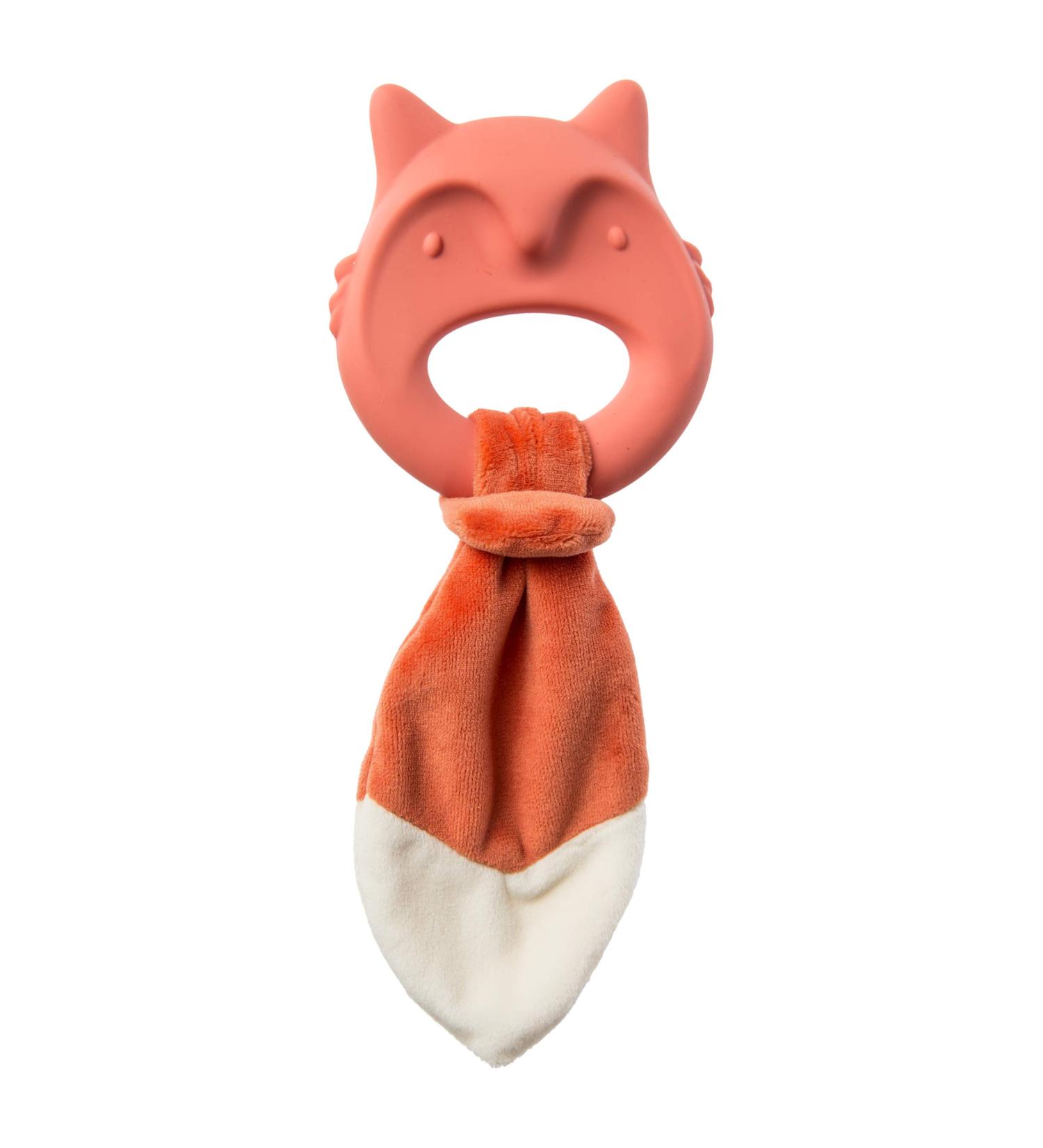 Mary Meyer Leika Silicone Baby Teething Toy - 9-Inch Little Fox - Buy Online on SooperMarket.com